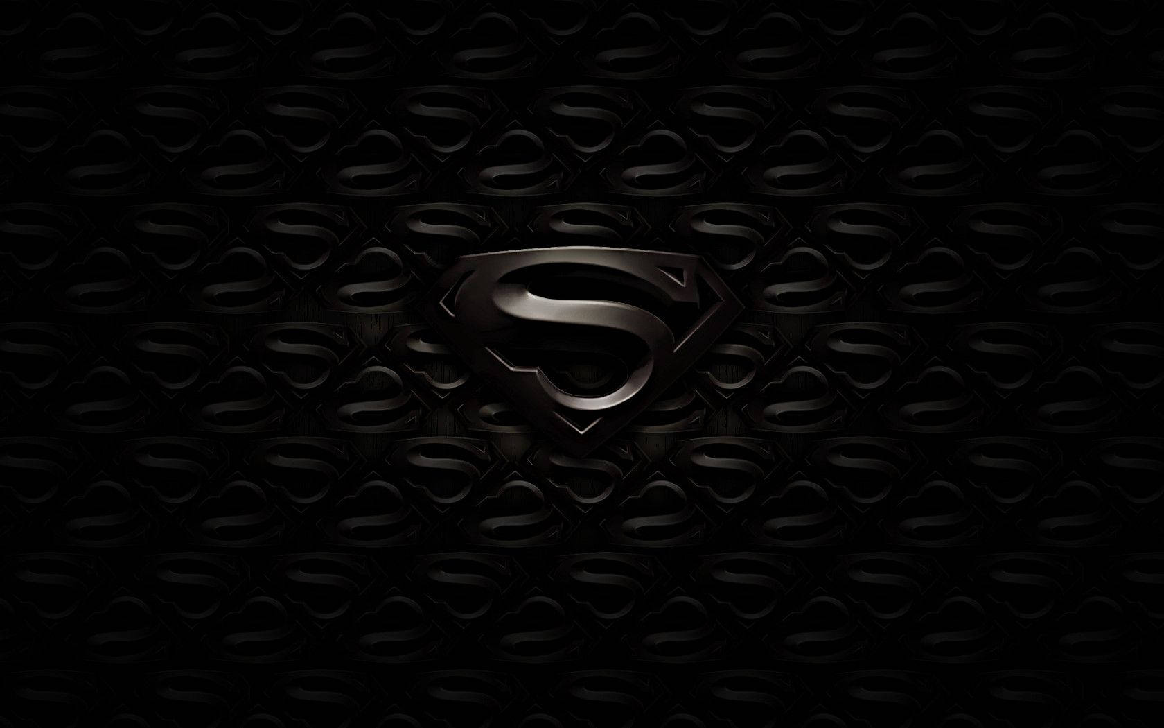 Black Superman Symbol Iphone Background