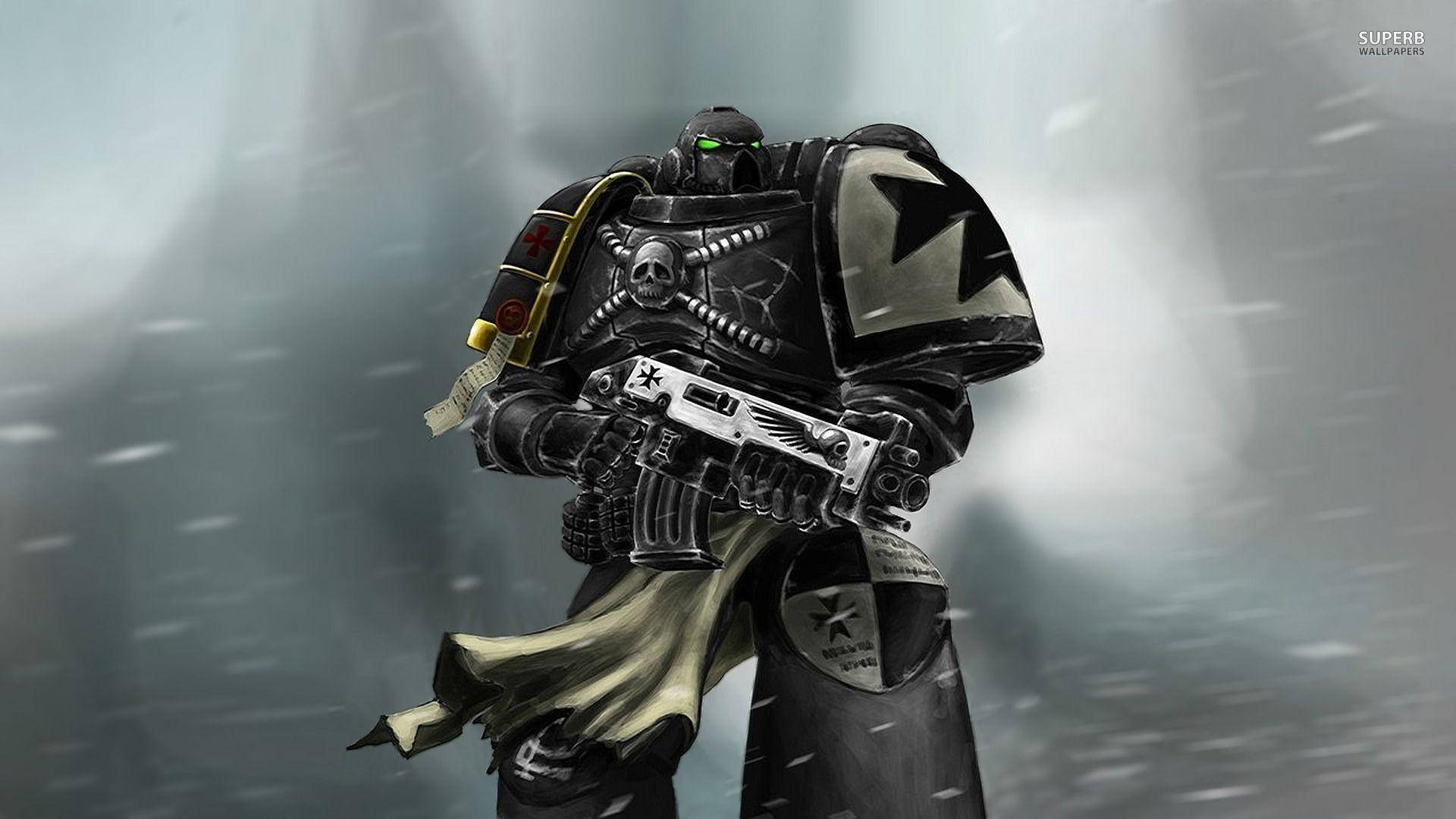 Black Templars Snow Warhammer 40k Hd Background