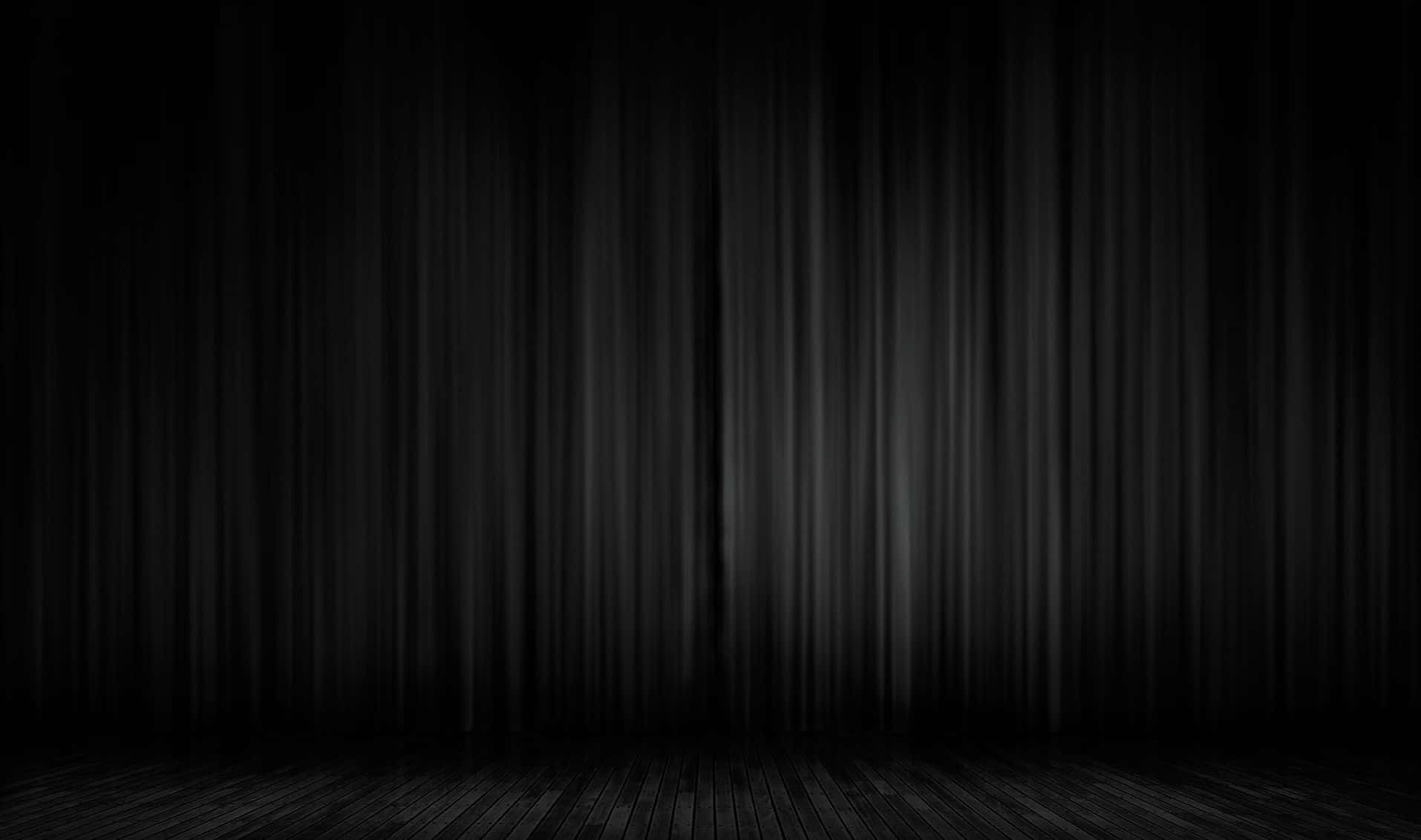 Black Theme Wooden Theatre Stage Background