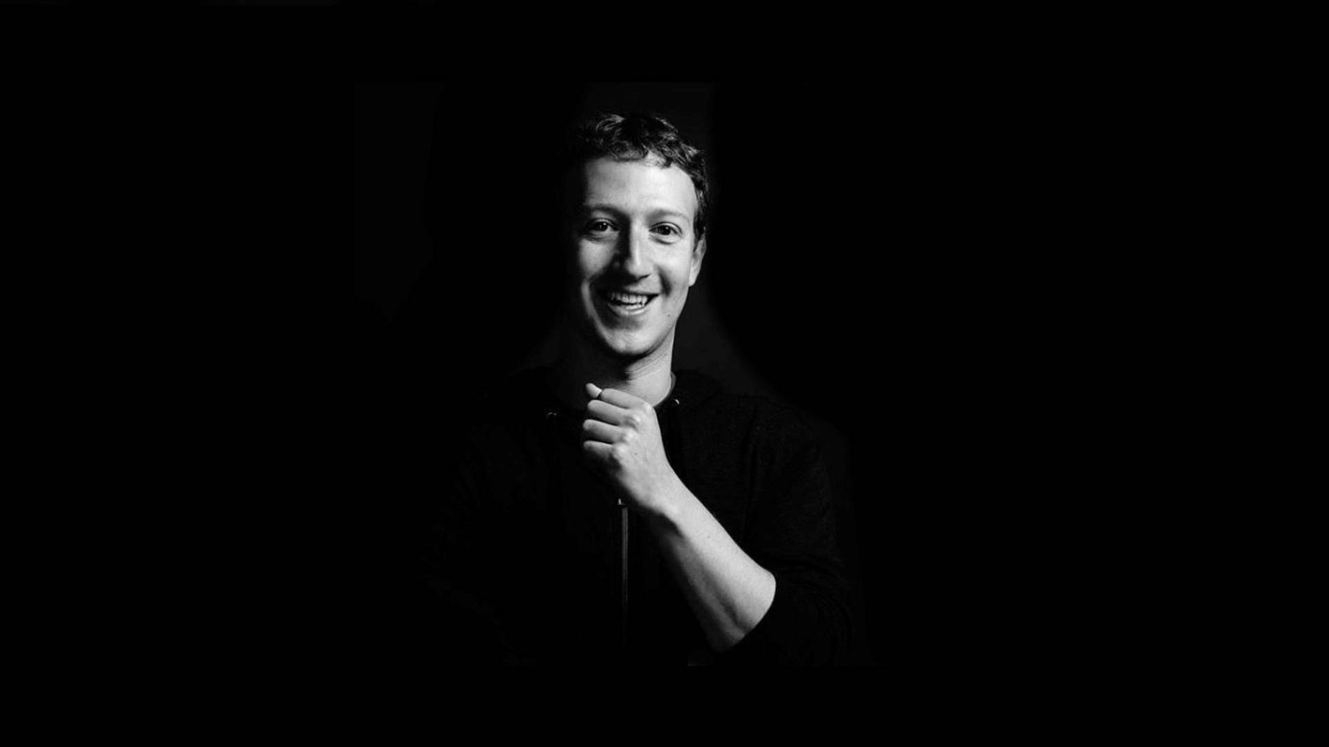 Black-themed Mark Zuckerberg Background