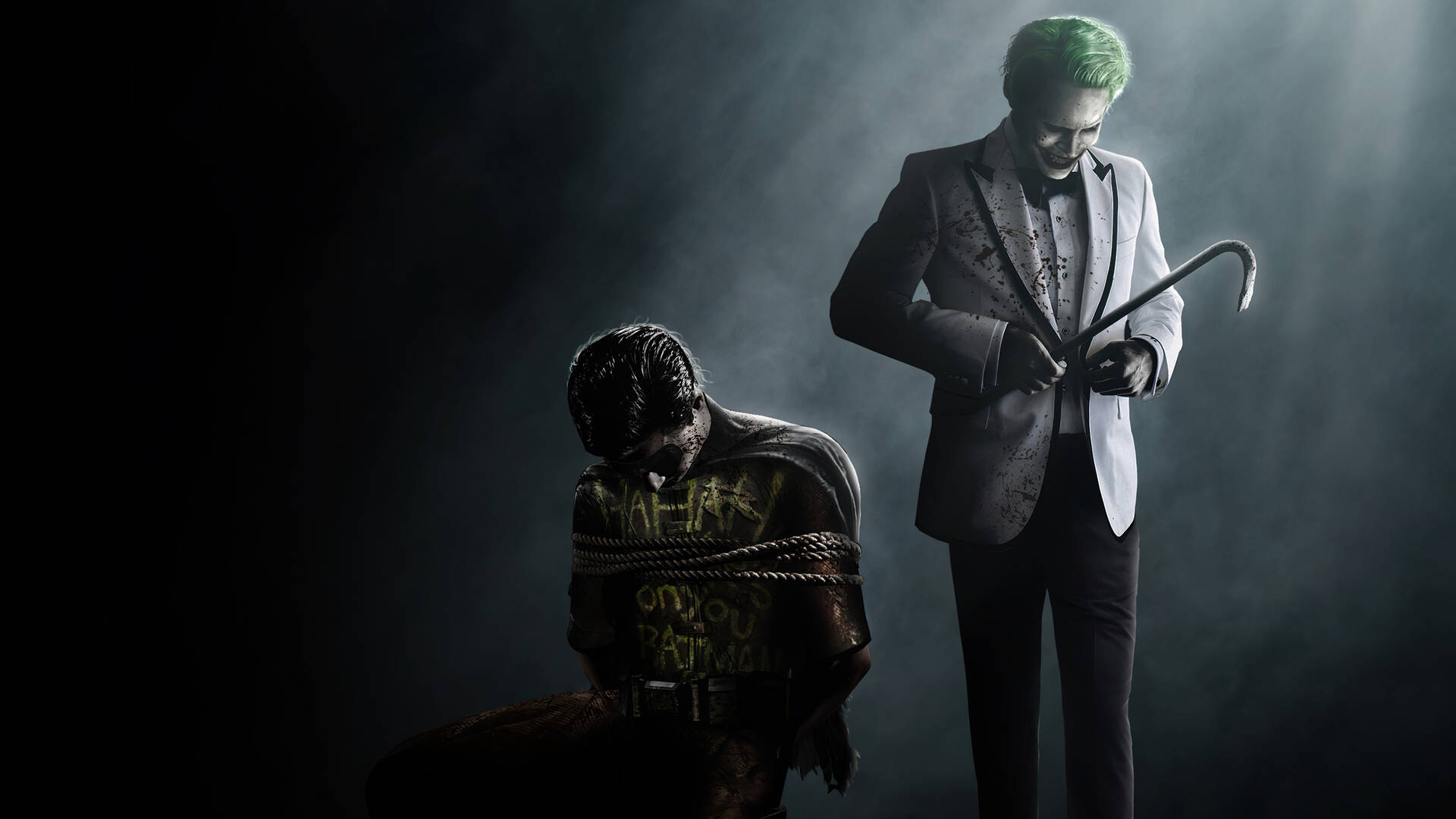 Black Ultra Hd Joker And Robin Background