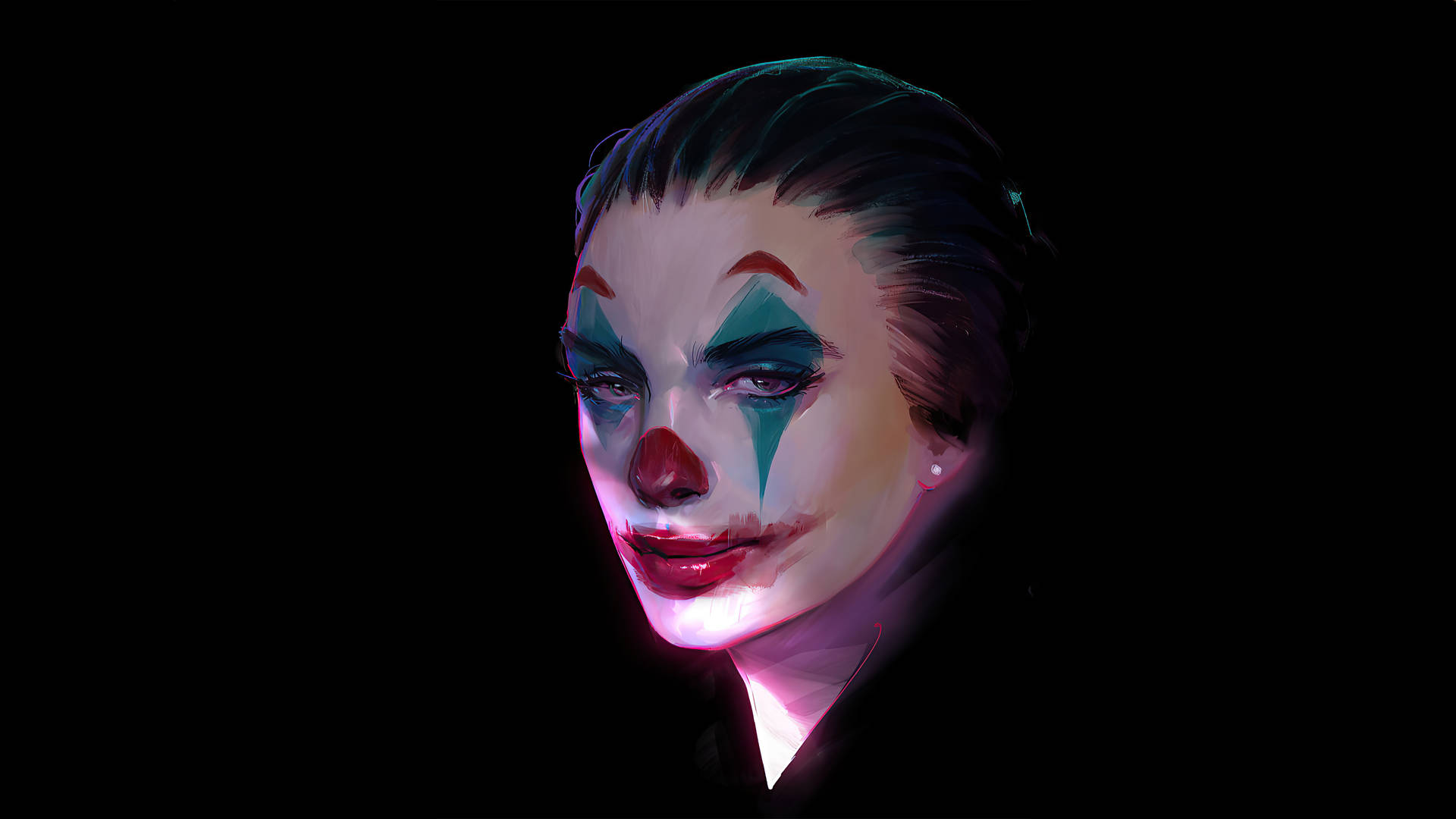 Black Ultra Hd Joker As Female Background