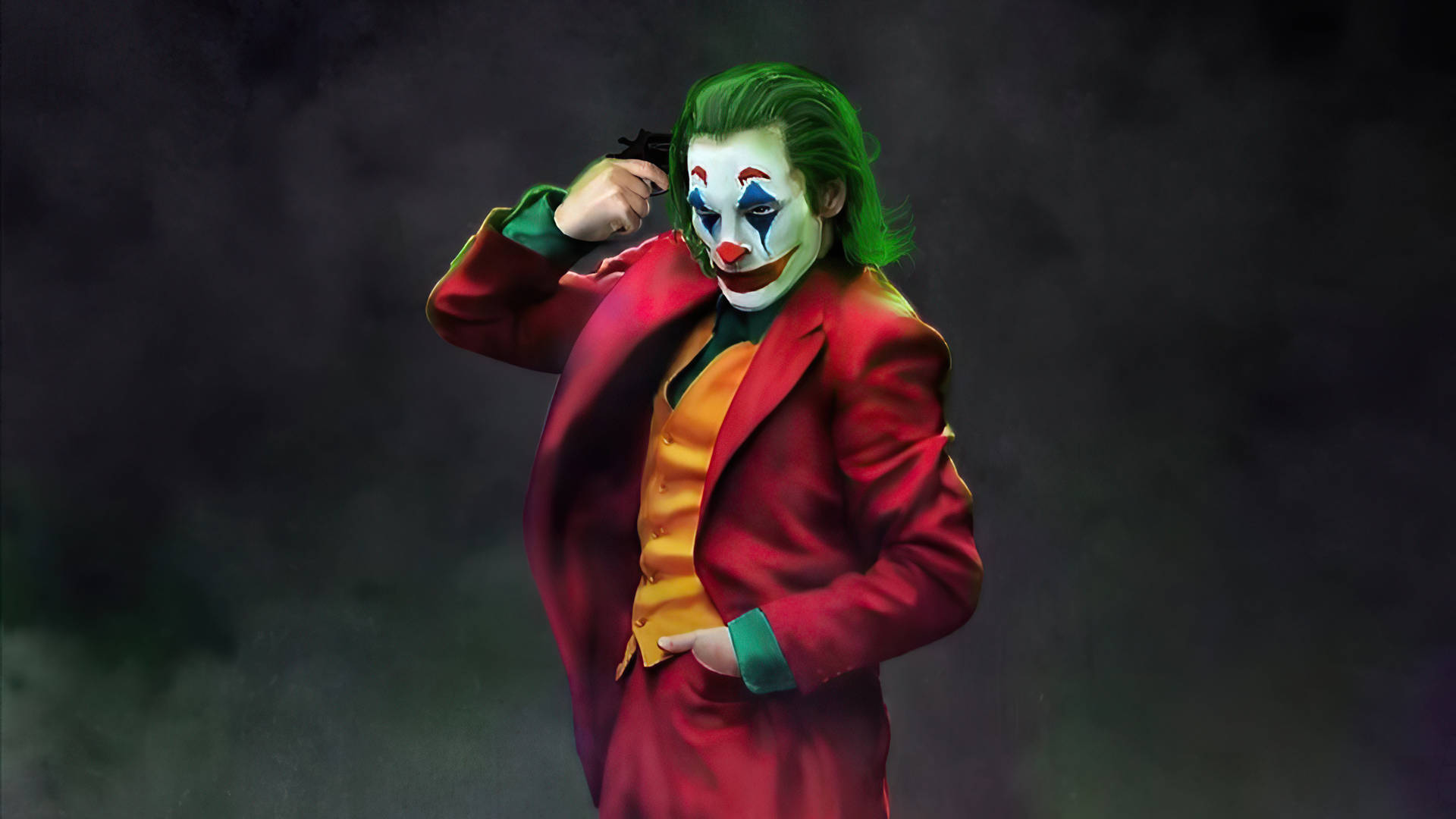 Black Ultra Hd Joker Dancing Background