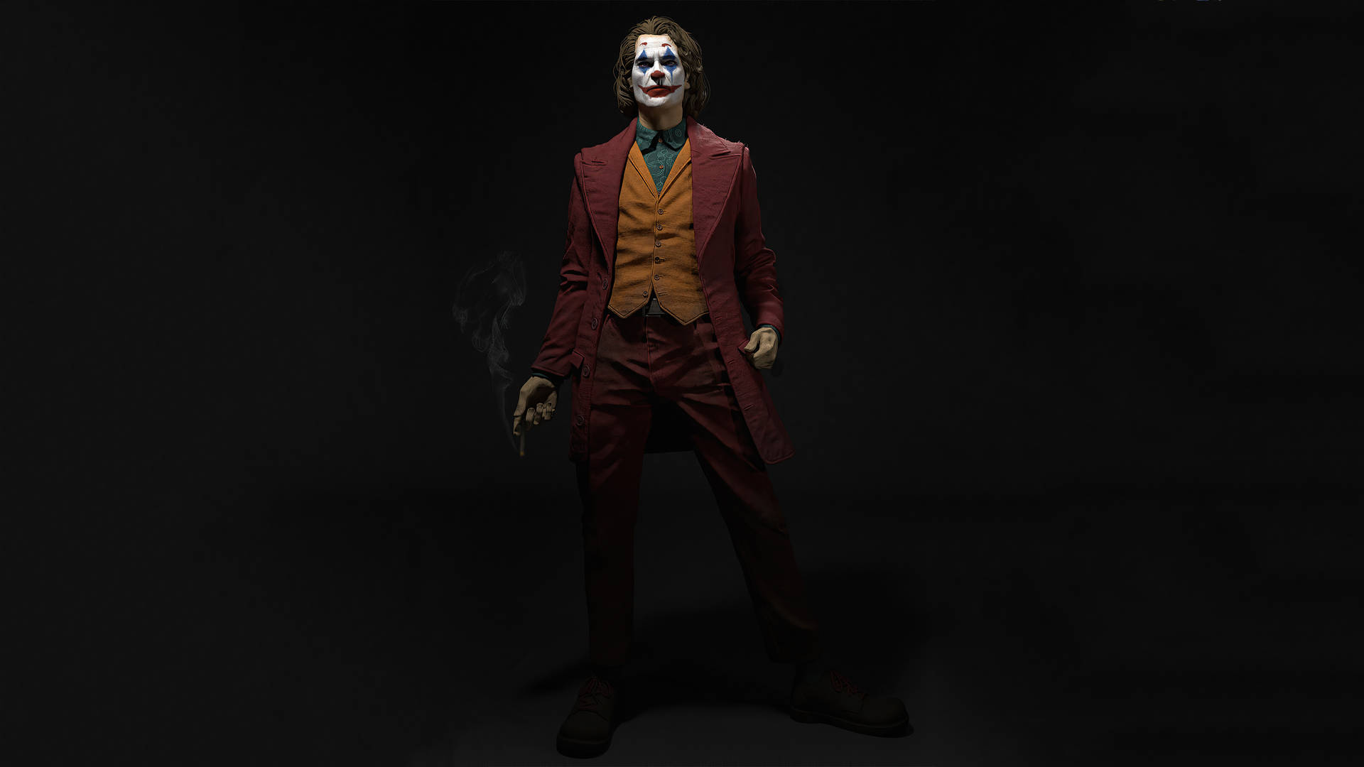Black Ultra Hd Joker Standing Background