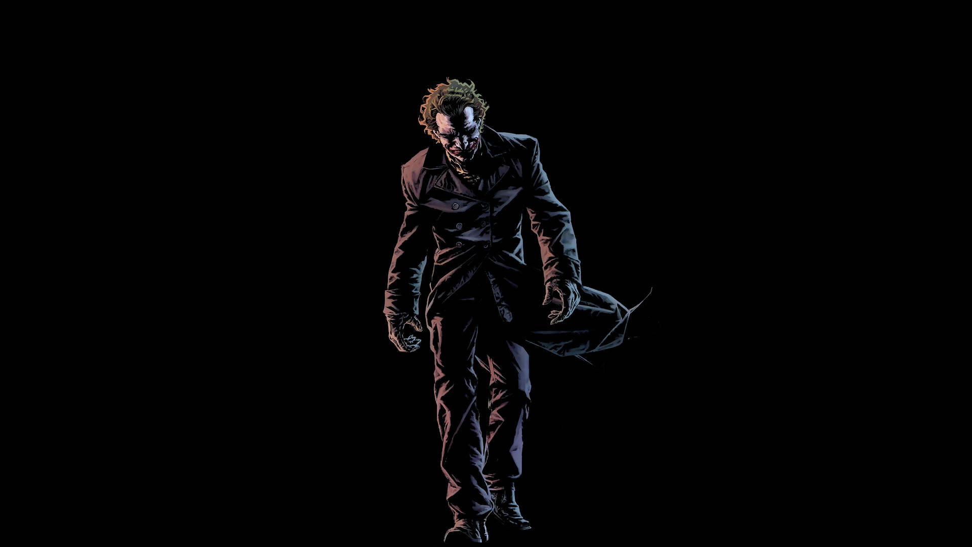 Black Ultra Hd Joker Walking Background