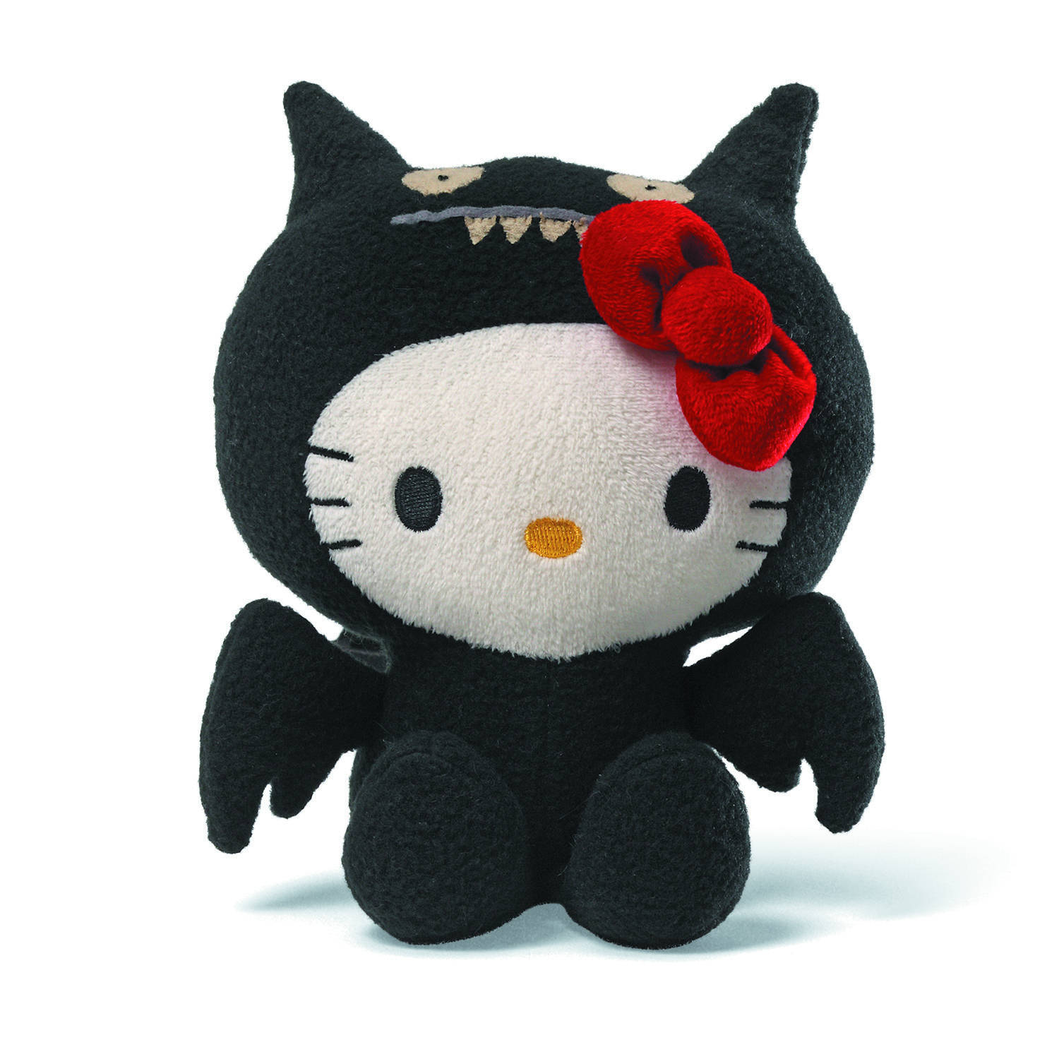 Black Vampire Hello Kitty Halloween Background