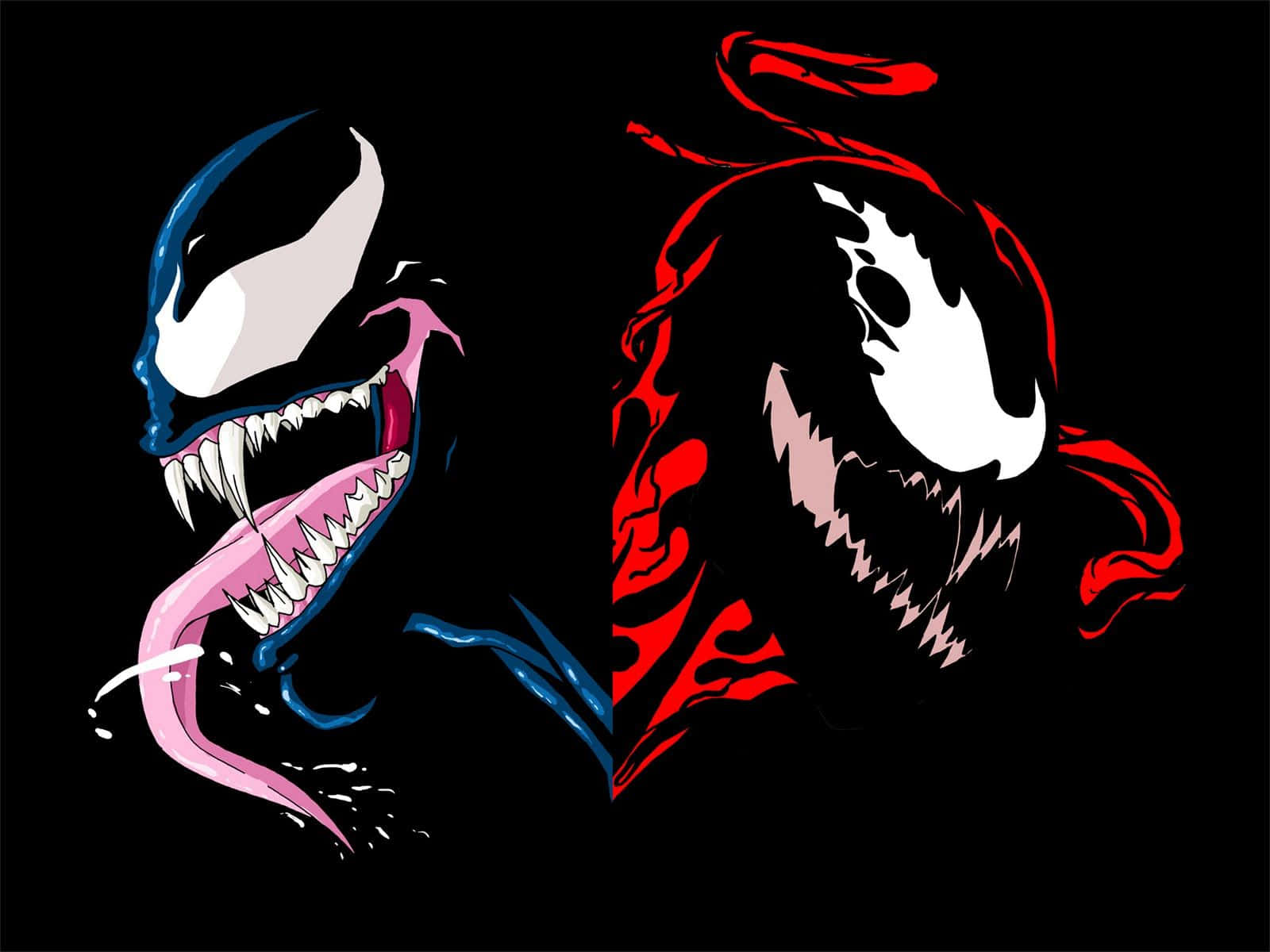 Black Venom & Carnage Background