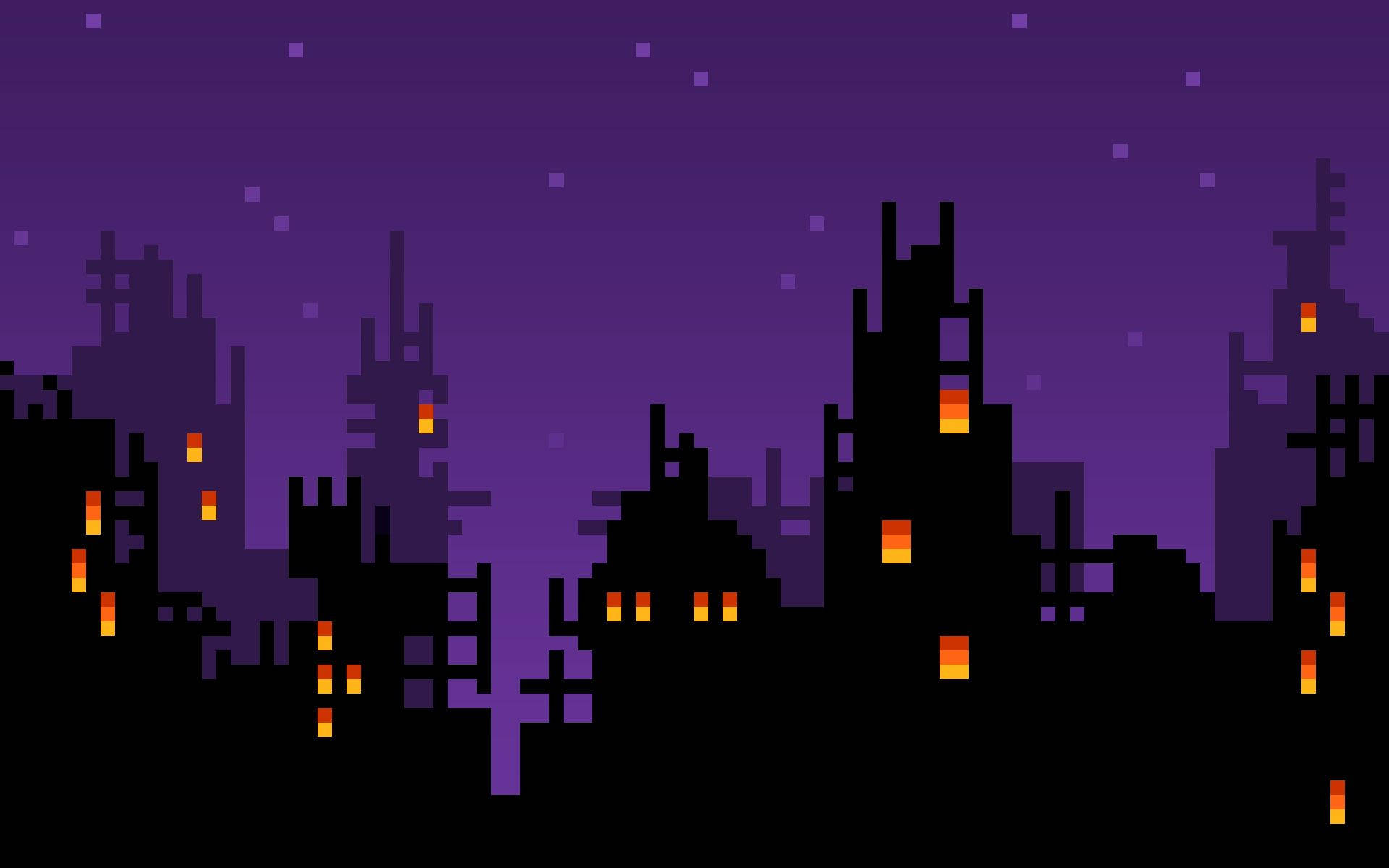 Black-violet Themed 8 Bit Background