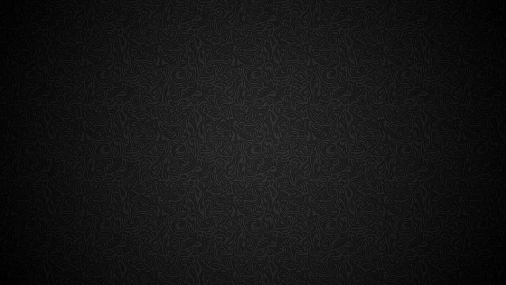 Black Wallpaper With A Swirl Pattern Background