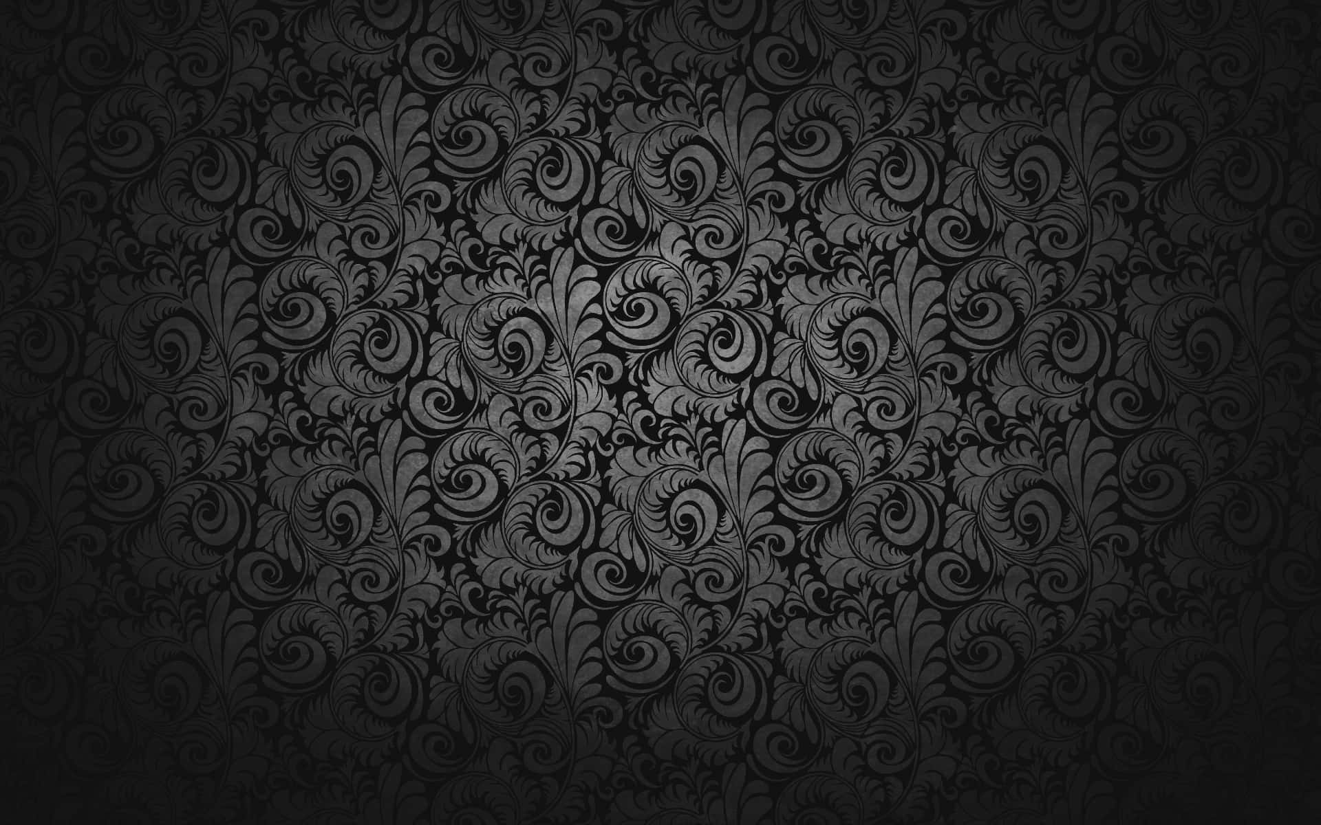 Black Wallpaper With Swirls And Swirls Background