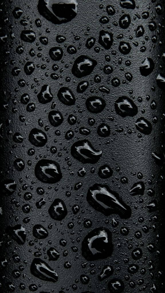 Black Water Droplets Background