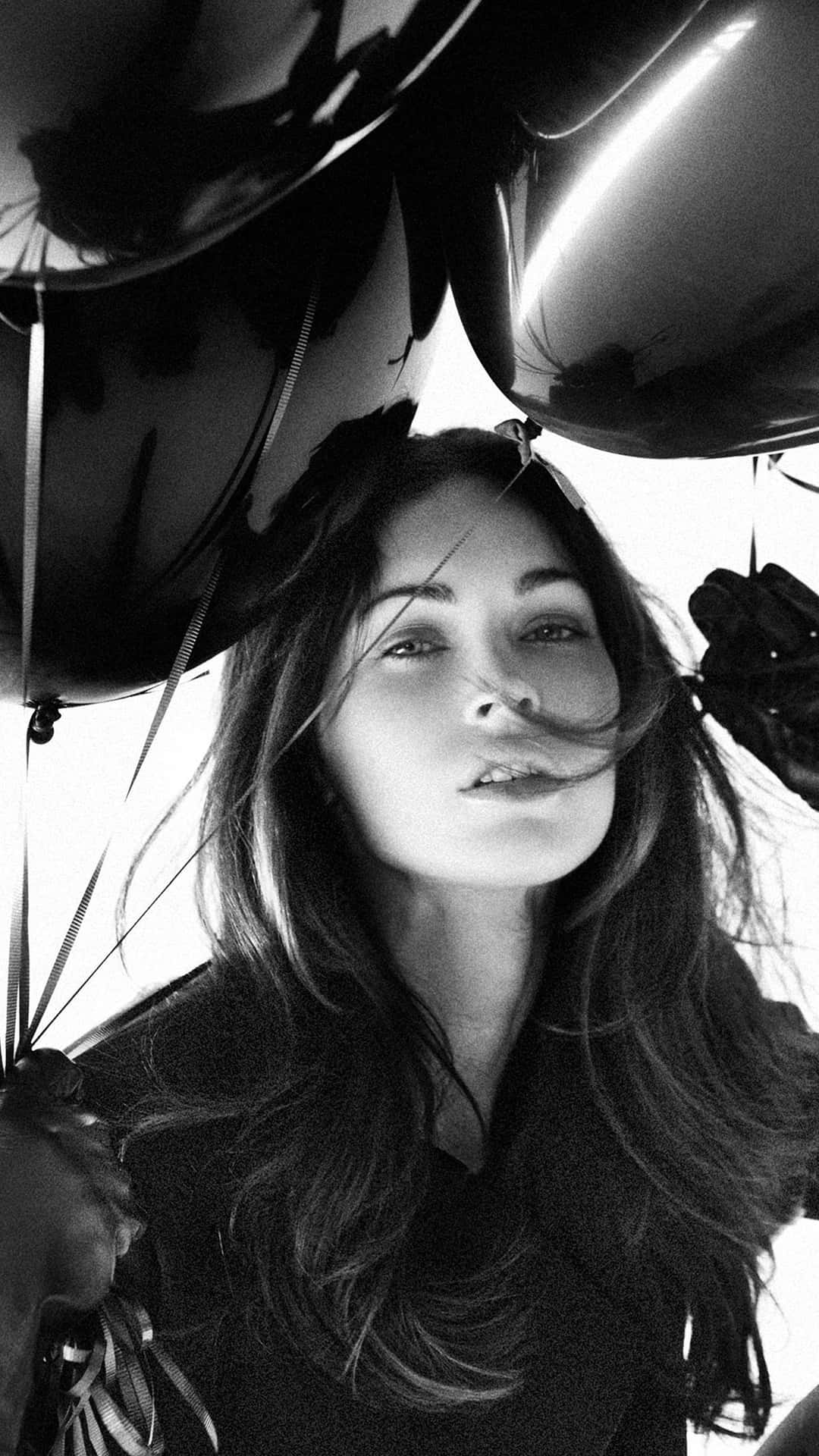 Black White Shoot Megan Fox Iphone Background