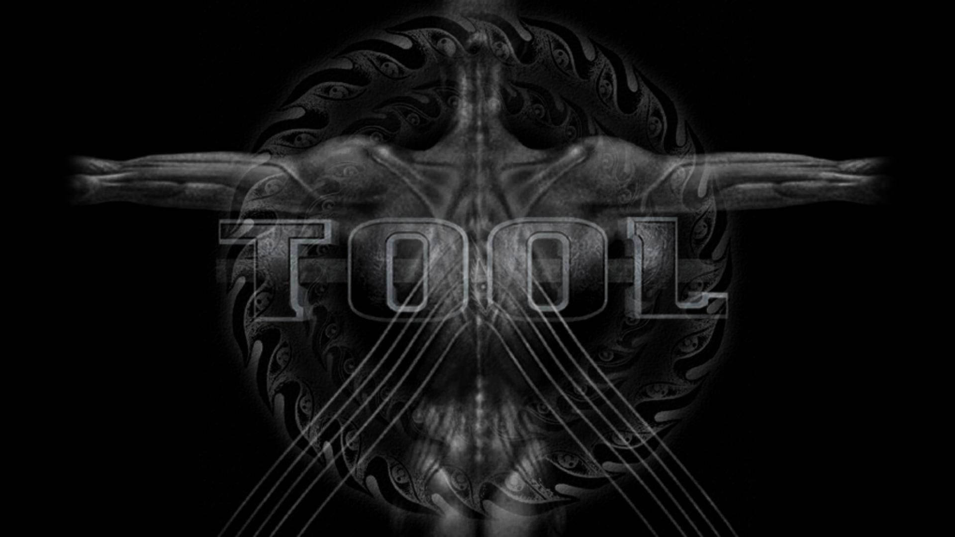 Black White Tool Band Background