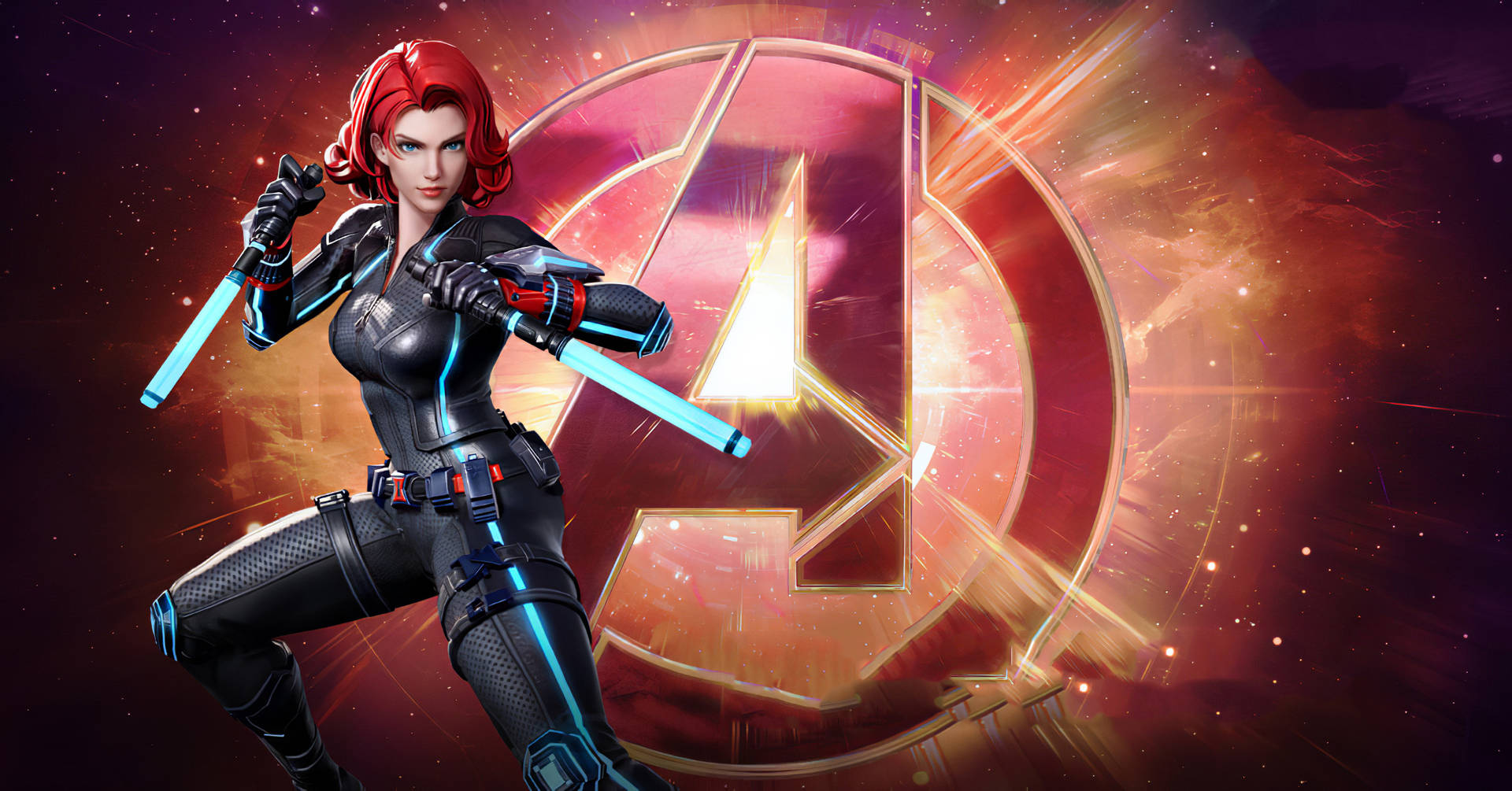 Black Widow Marvel Super War Background