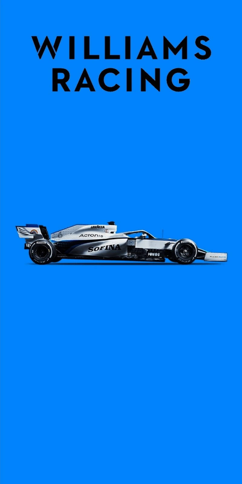 Black Williams Racing Car Background