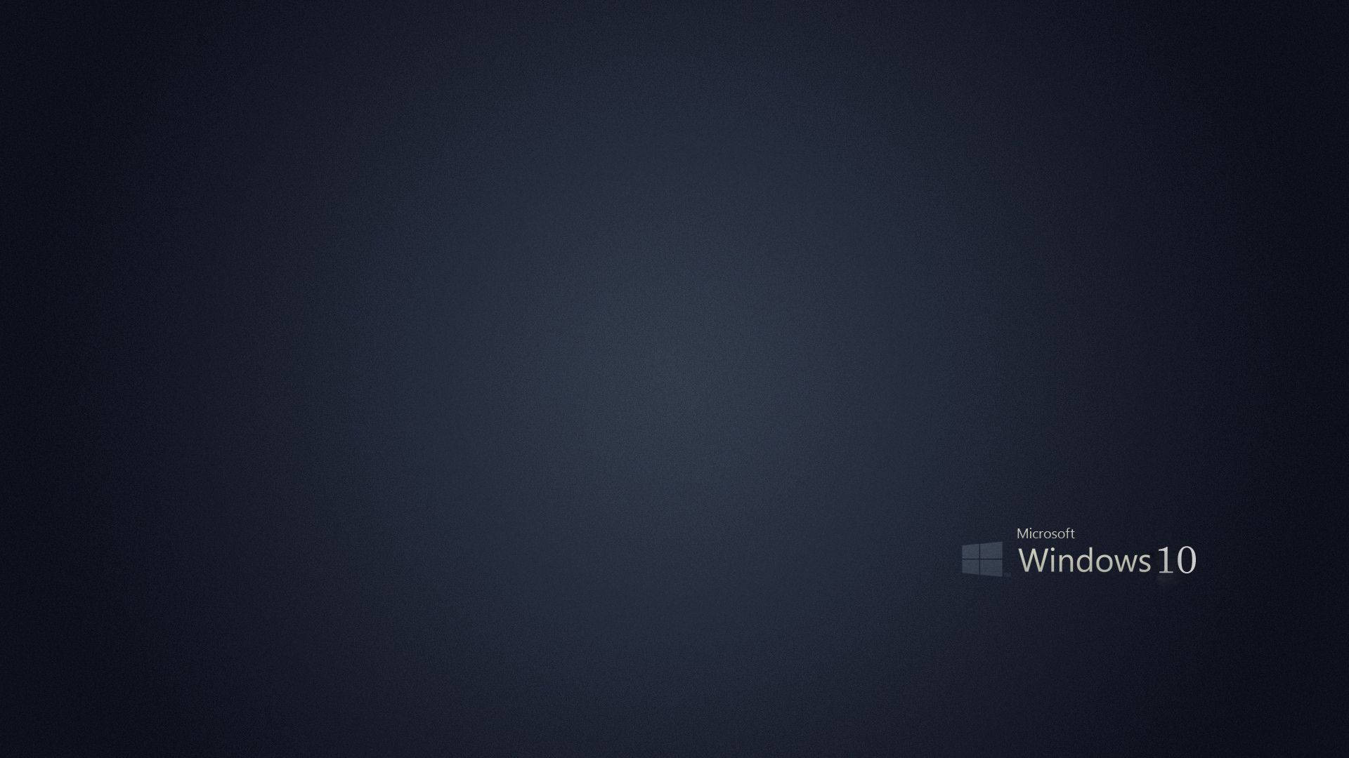 Black Windows 10 Hd Background