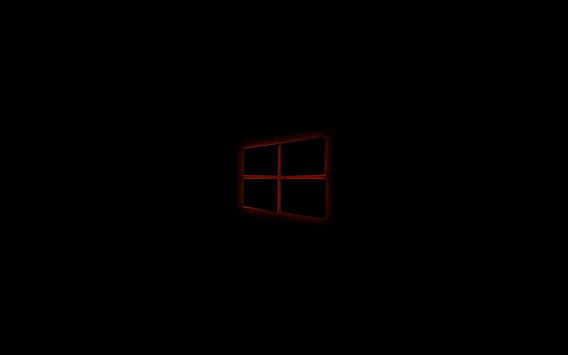 Black Windows 10 Hd Red Light Background