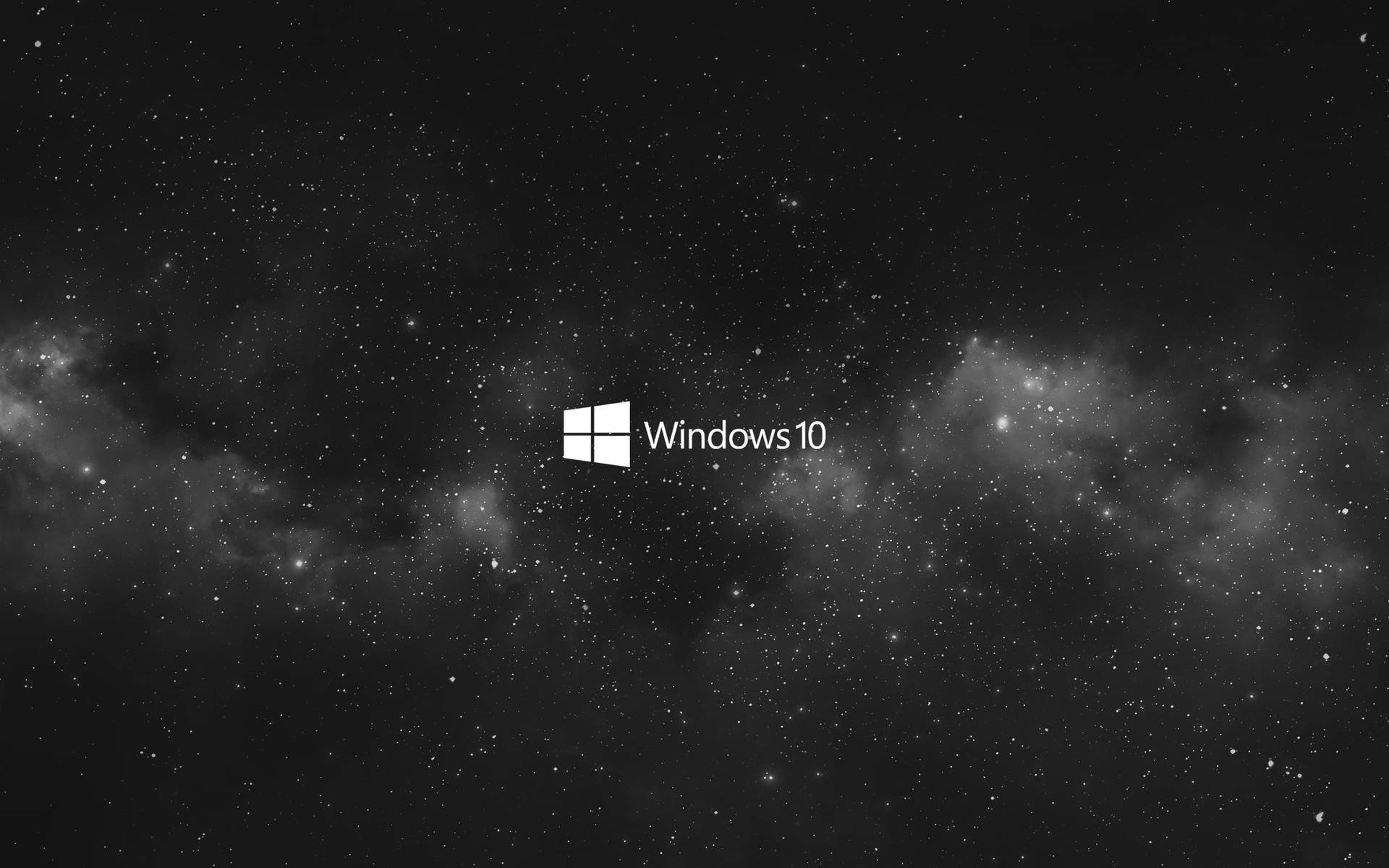 Black Windows 10 Hd Sparkly Smoke Background