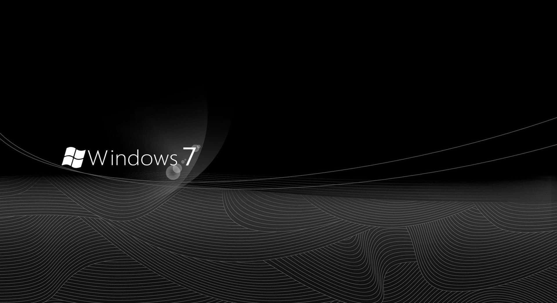 Black Windows Desktop Lock Screen Background