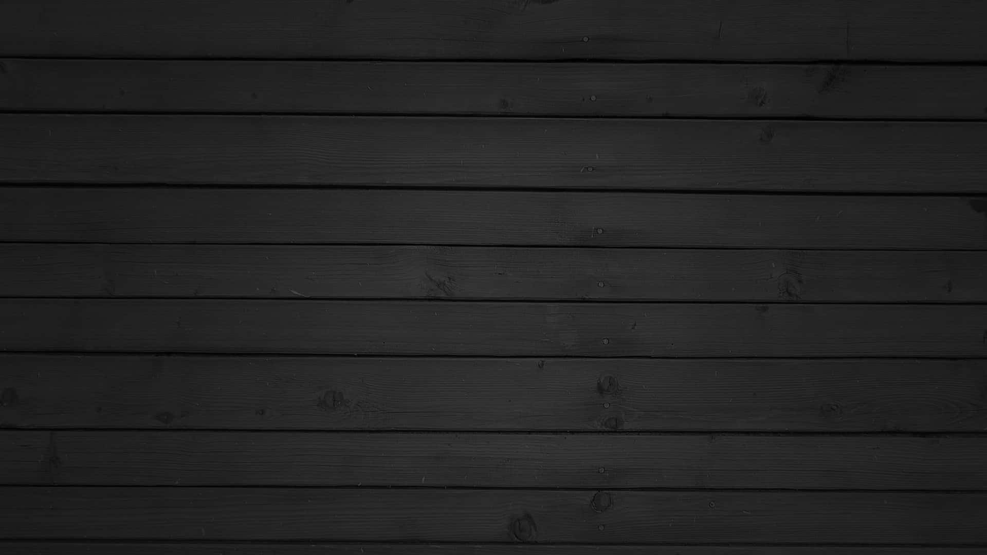 Black Wood Background With A Wooden Plank Background