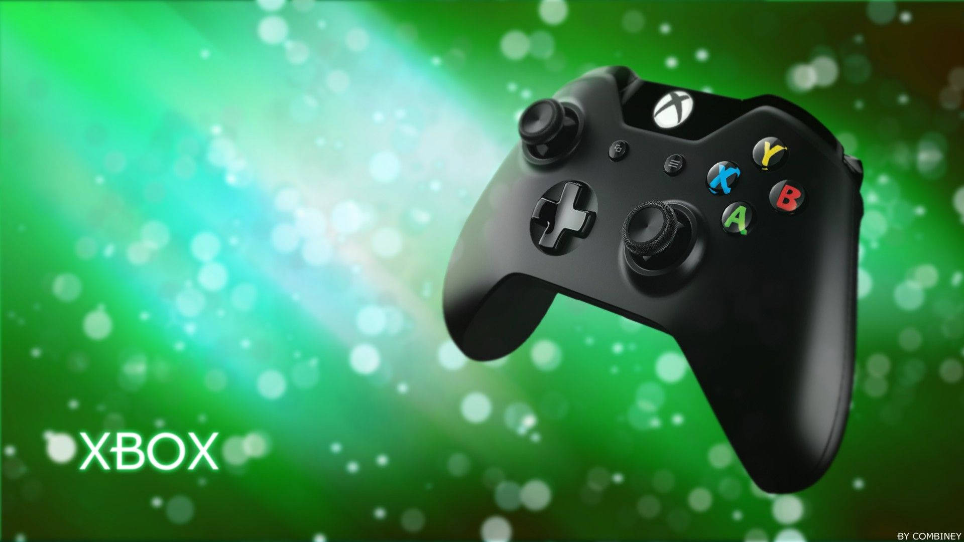 Black Xbox One Controller Background