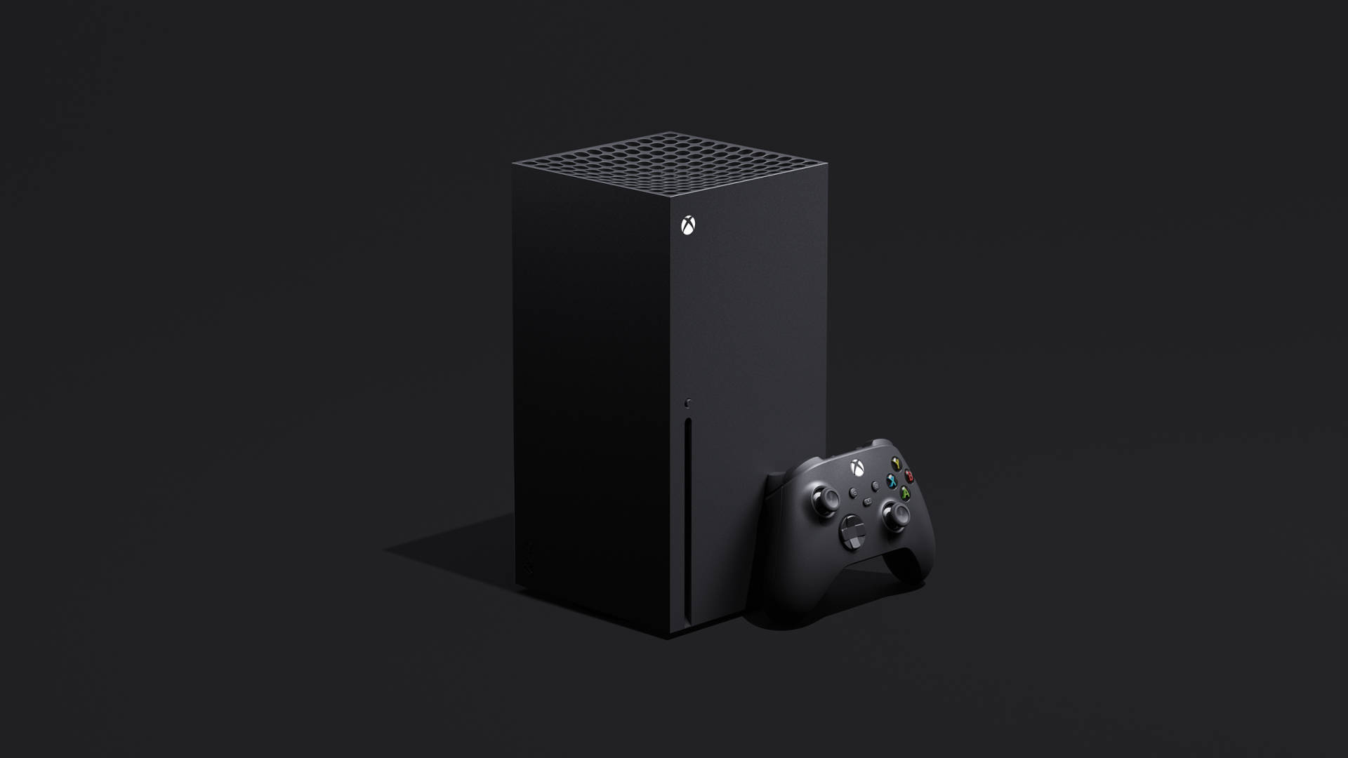 Black Xbox Series X Set Background