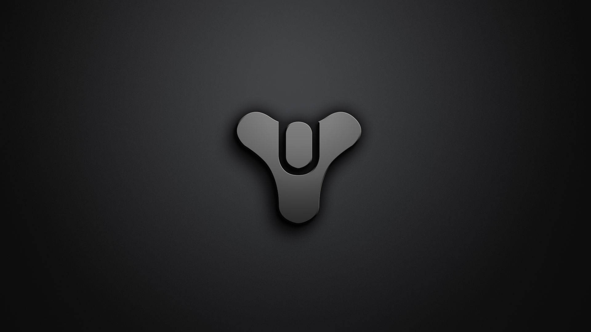 Black Y-shaped Gaming Logo Background