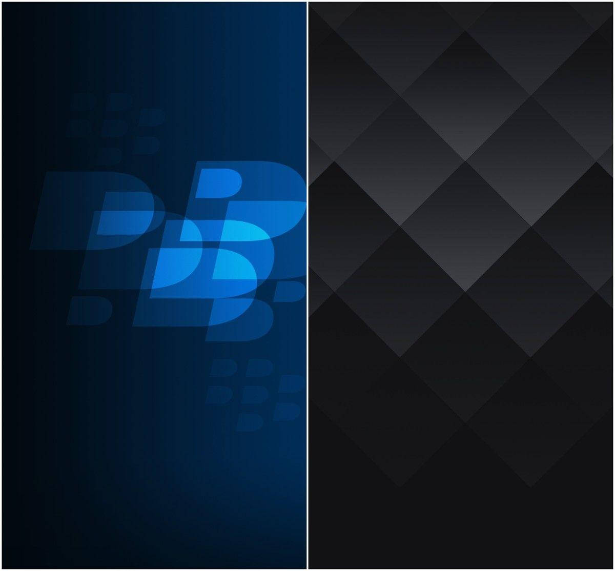 Blackberry Blue And Black Background