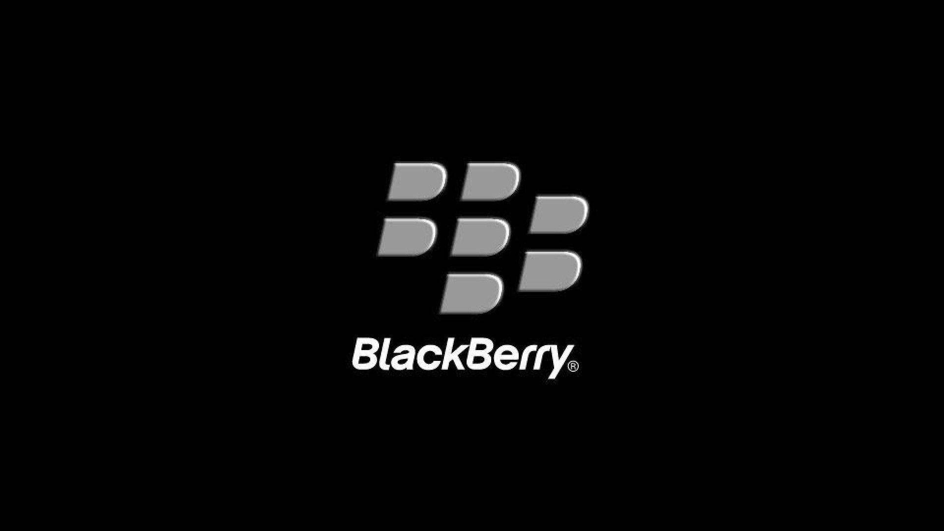 Blackberry Grey Black Logo Background