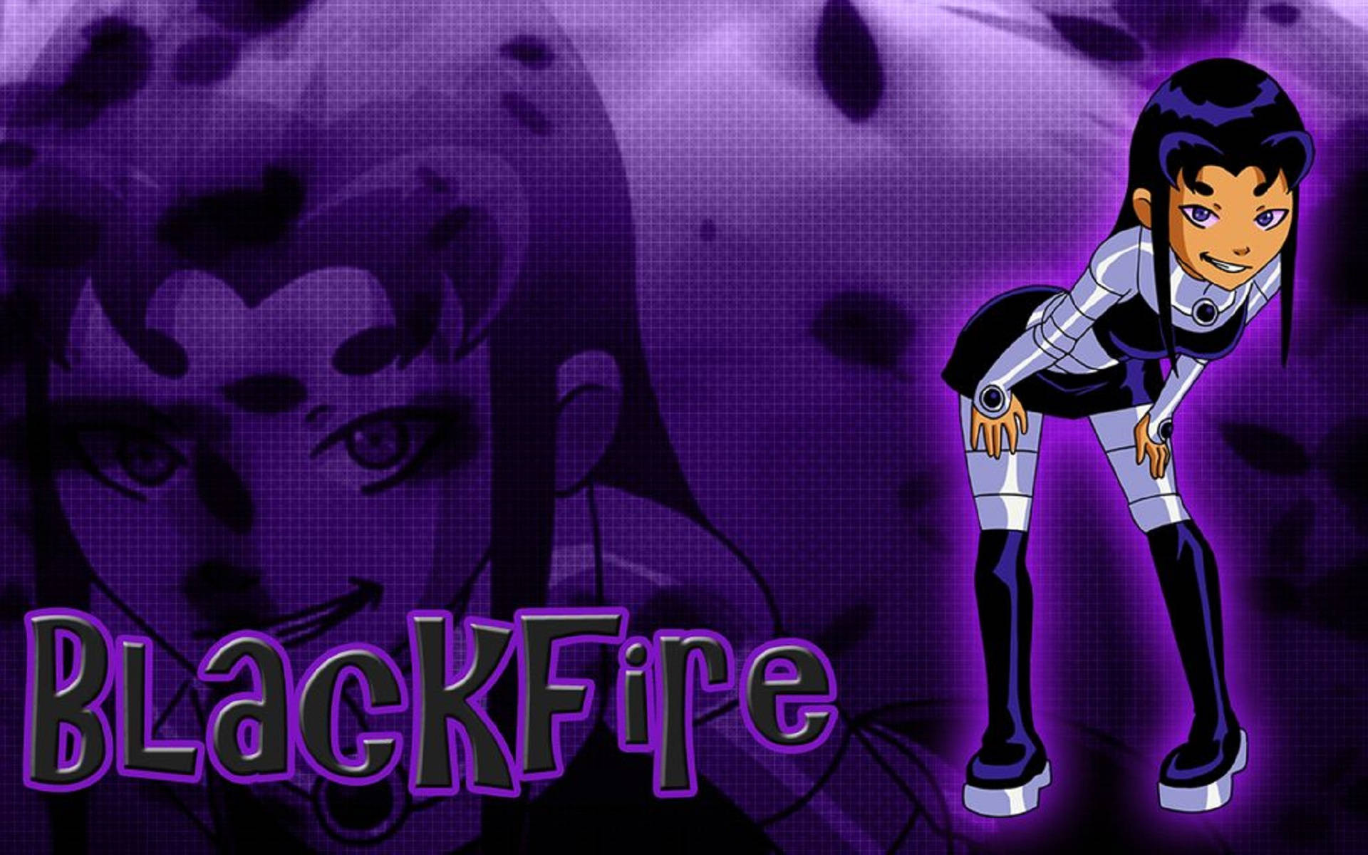 Blackfire Cartoon Banner Background