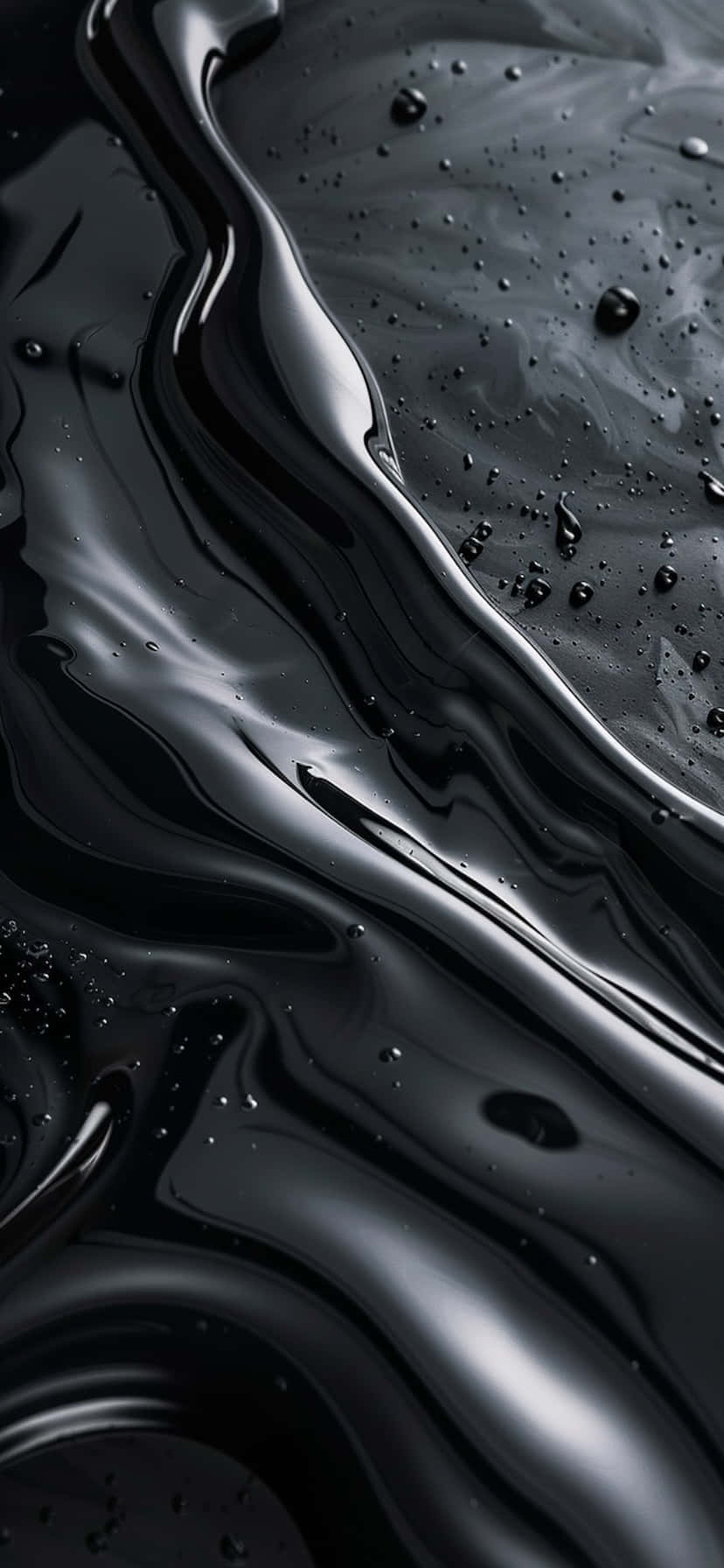Blacki Phone X R Wallpaperwith Water Droplets
