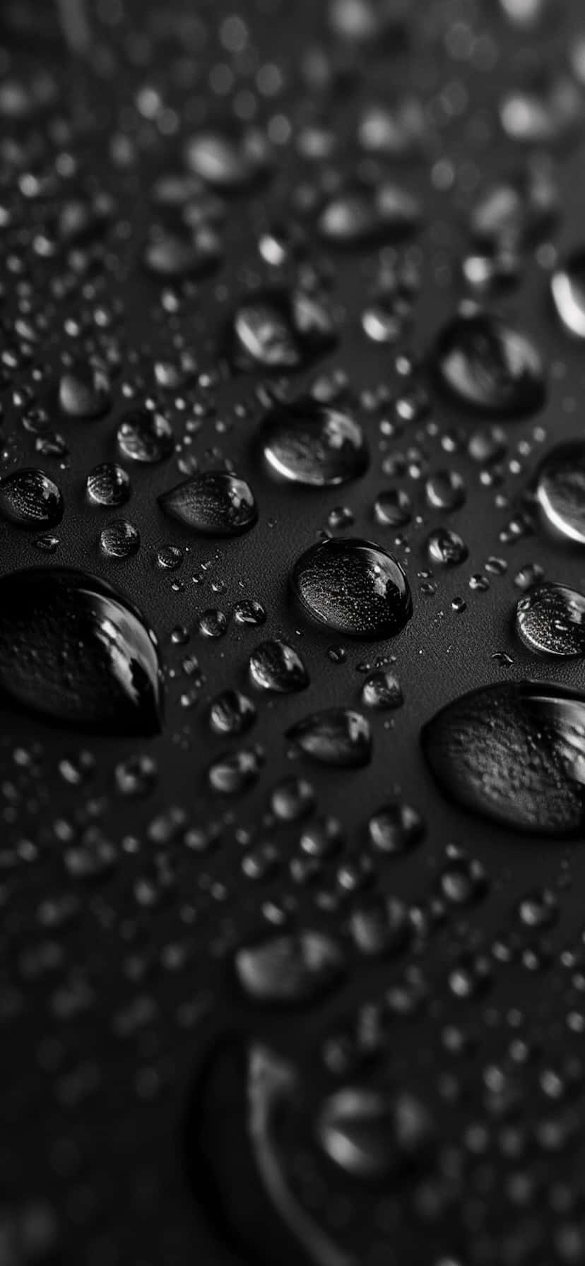 Blacki Phone X R Water Droplets Closeup Background