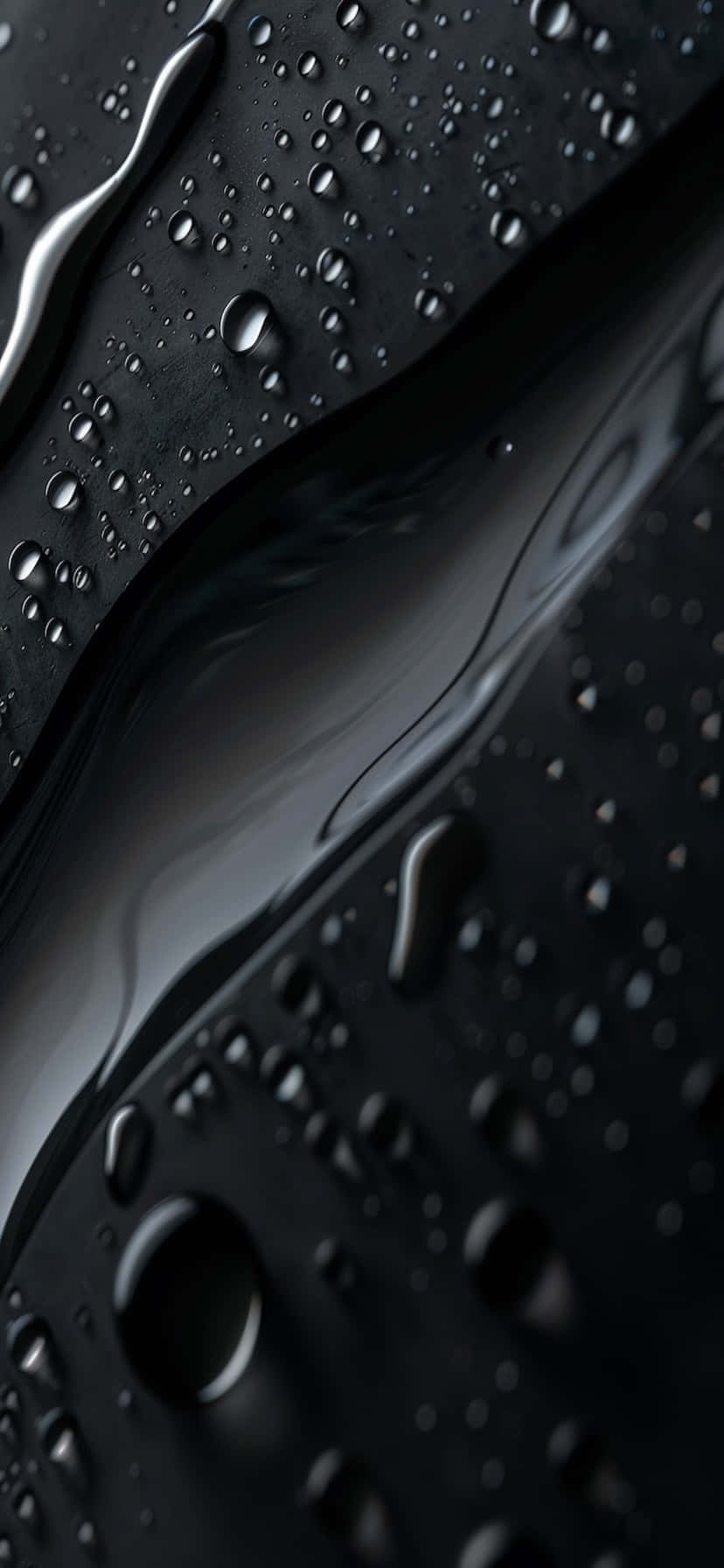 Blacki Phone X R Water Resistant Closeup Background