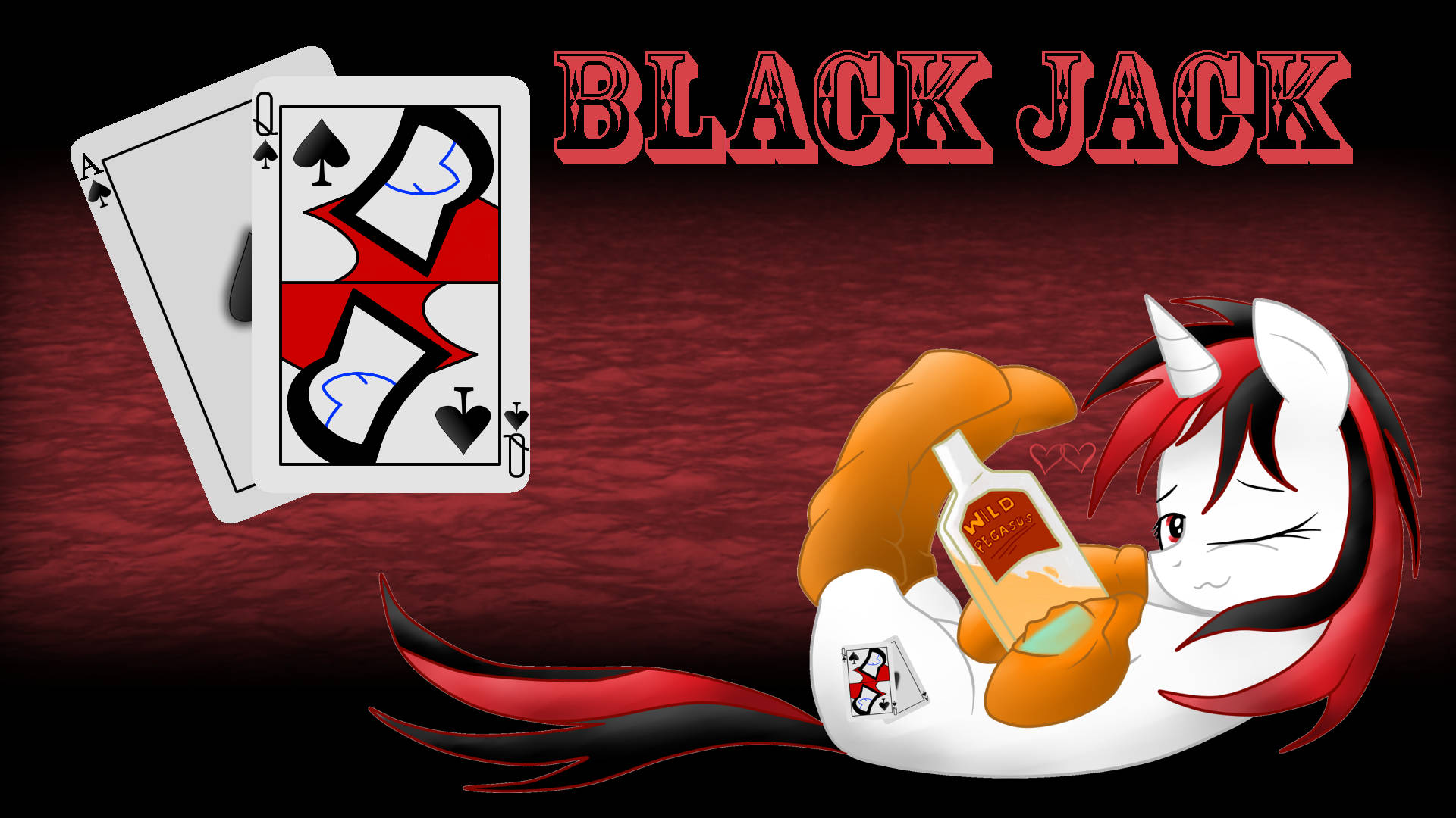 Blackjack Unicorn Background