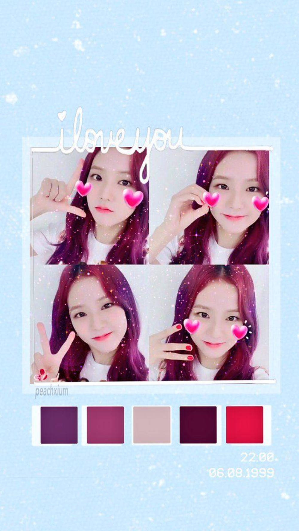 Blackpink Cute Selfies Of Jisoo Background