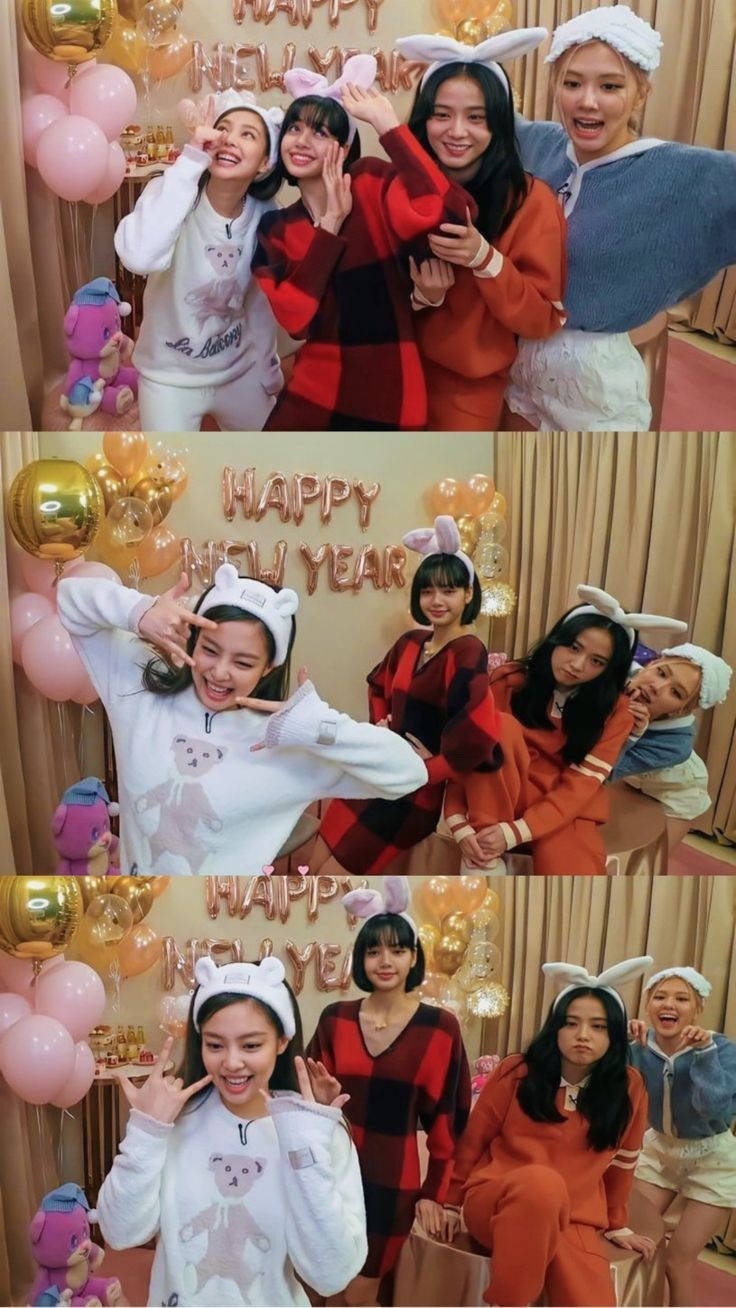 Blackpink Cute Vlive New Years Celebration