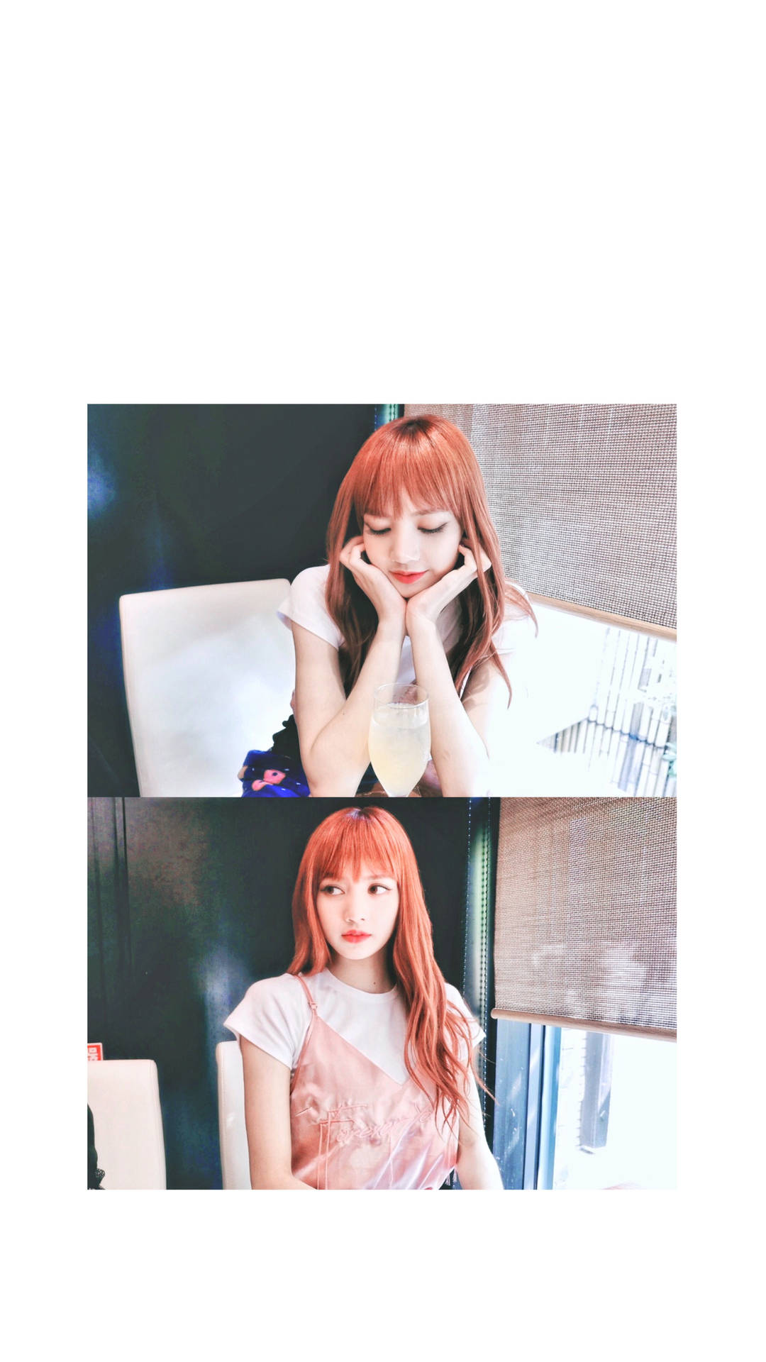 Blackpink Lisa Two Pictures In One