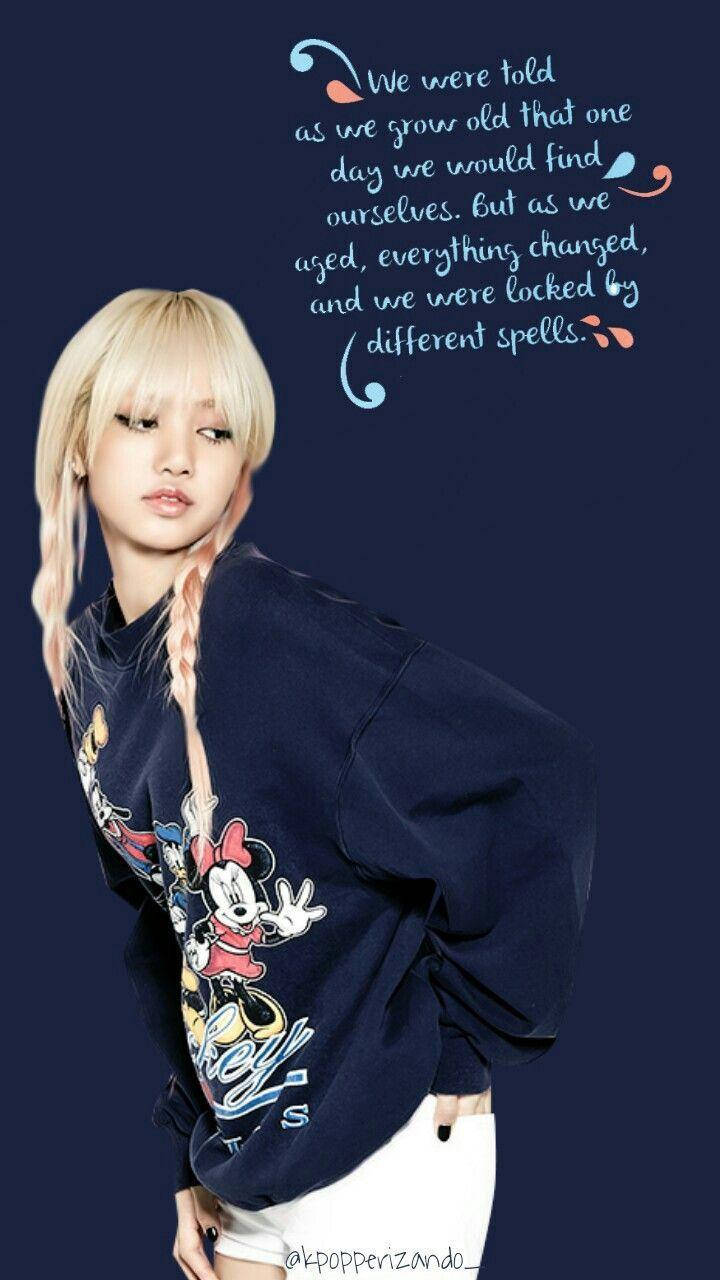 Blackpink Lisa With A Long Quote