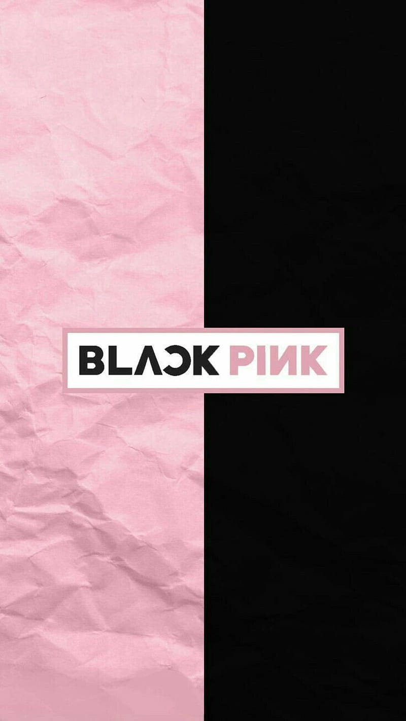 Blackpink Logo In Black And Pink
