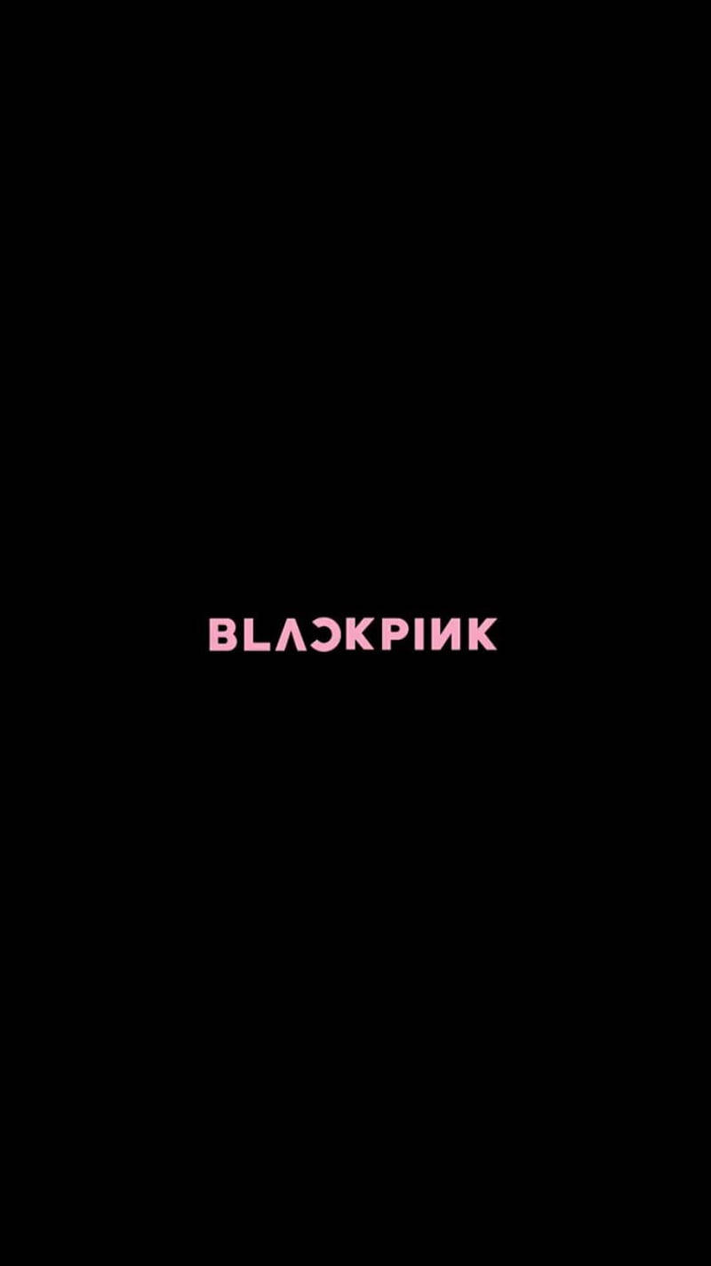 Blackpink Logo In Minimalist Background