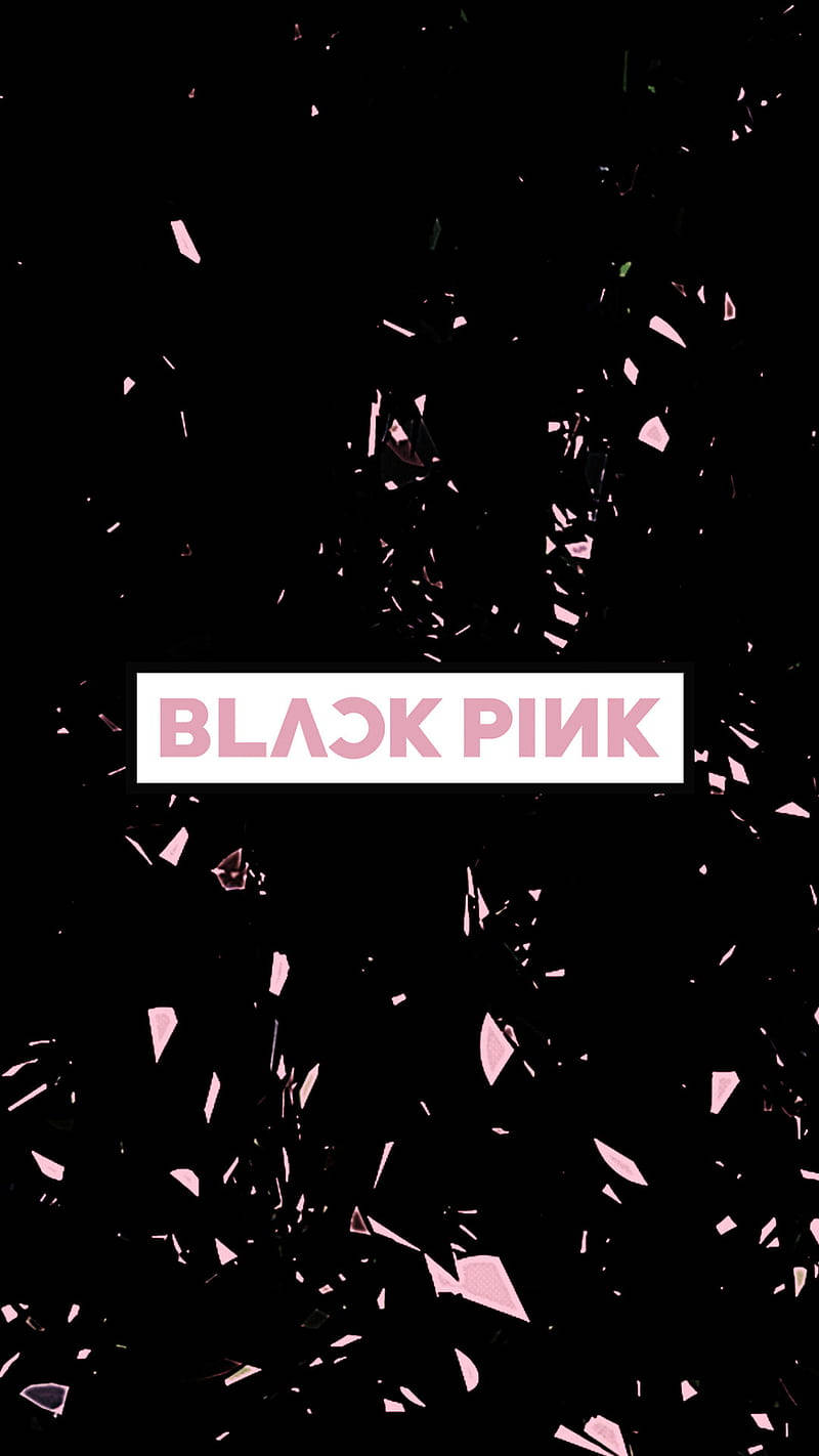 Blackpink Logo In Pink And White Background