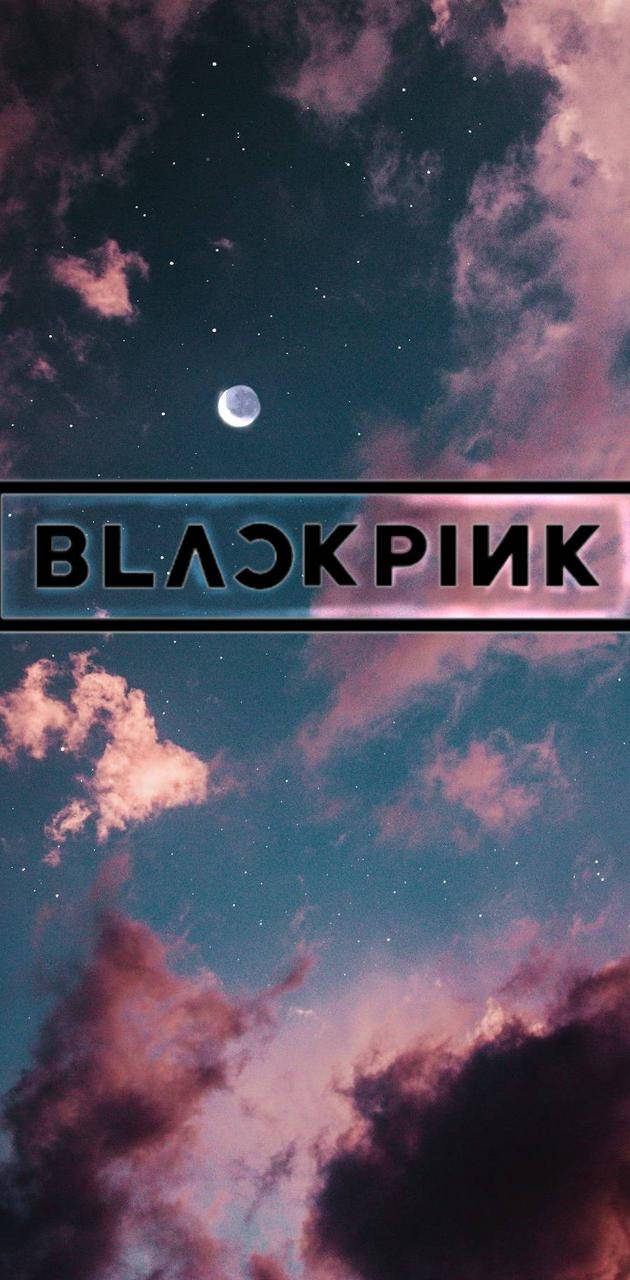 Blackpink Logo Over Blue Sky Background