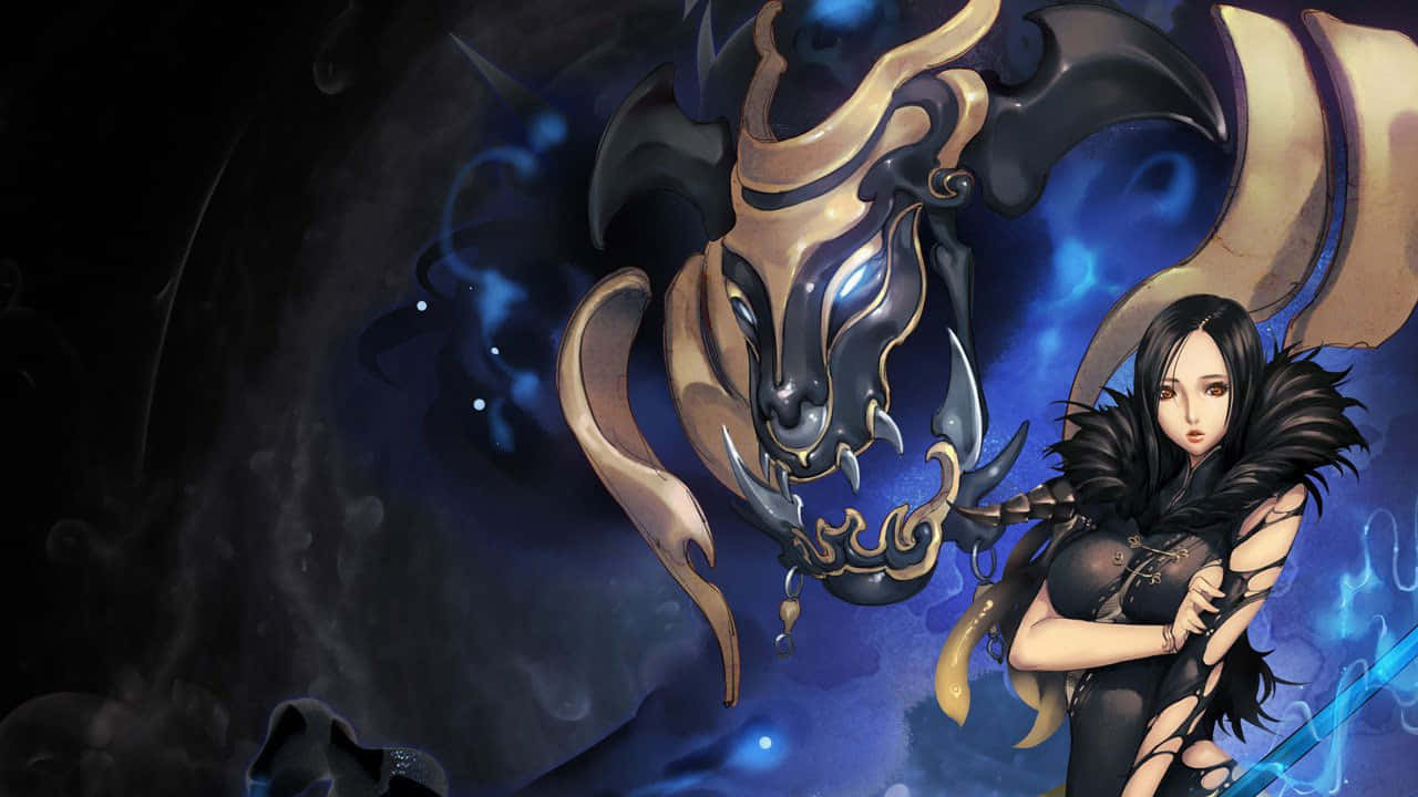 Blade And Soul Anime Flower Monks Captain Background