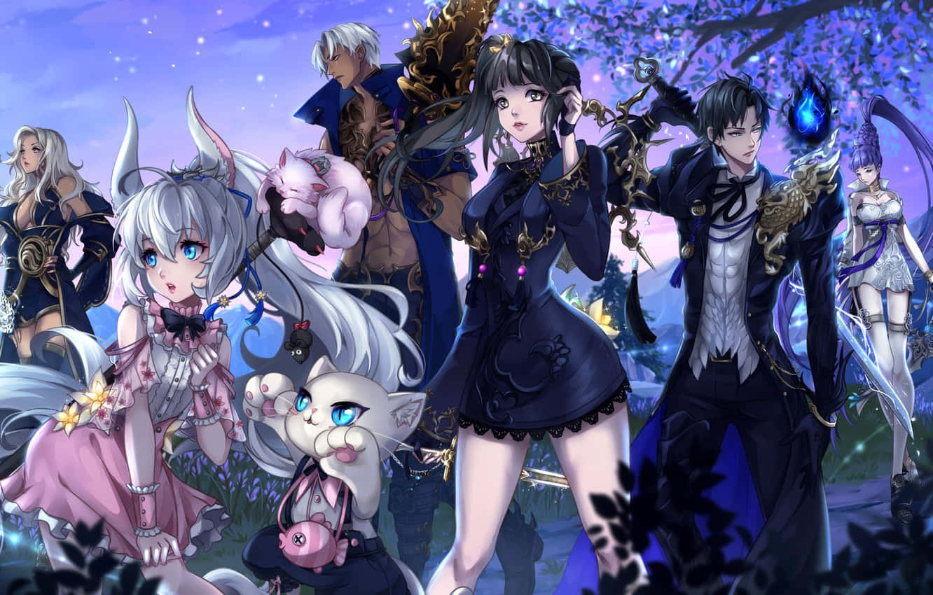 Blade And Soul Anime Game Series Background