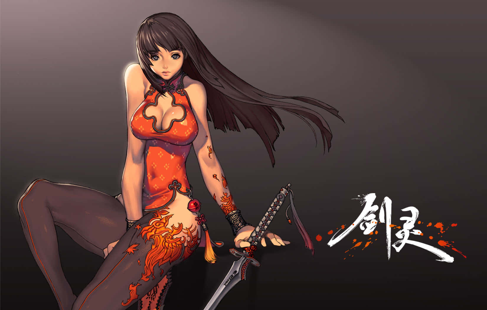 Blade And Soul Anime Sexy Samurai Background