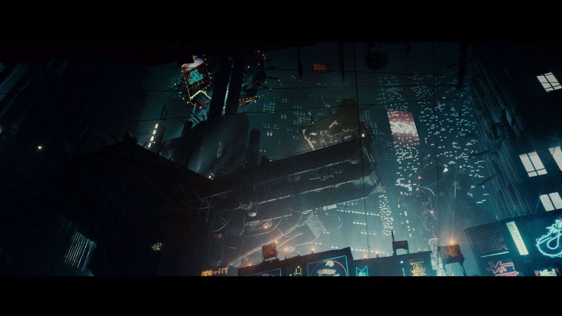 Blade Runner 2049 Futuristic Cityscape Background