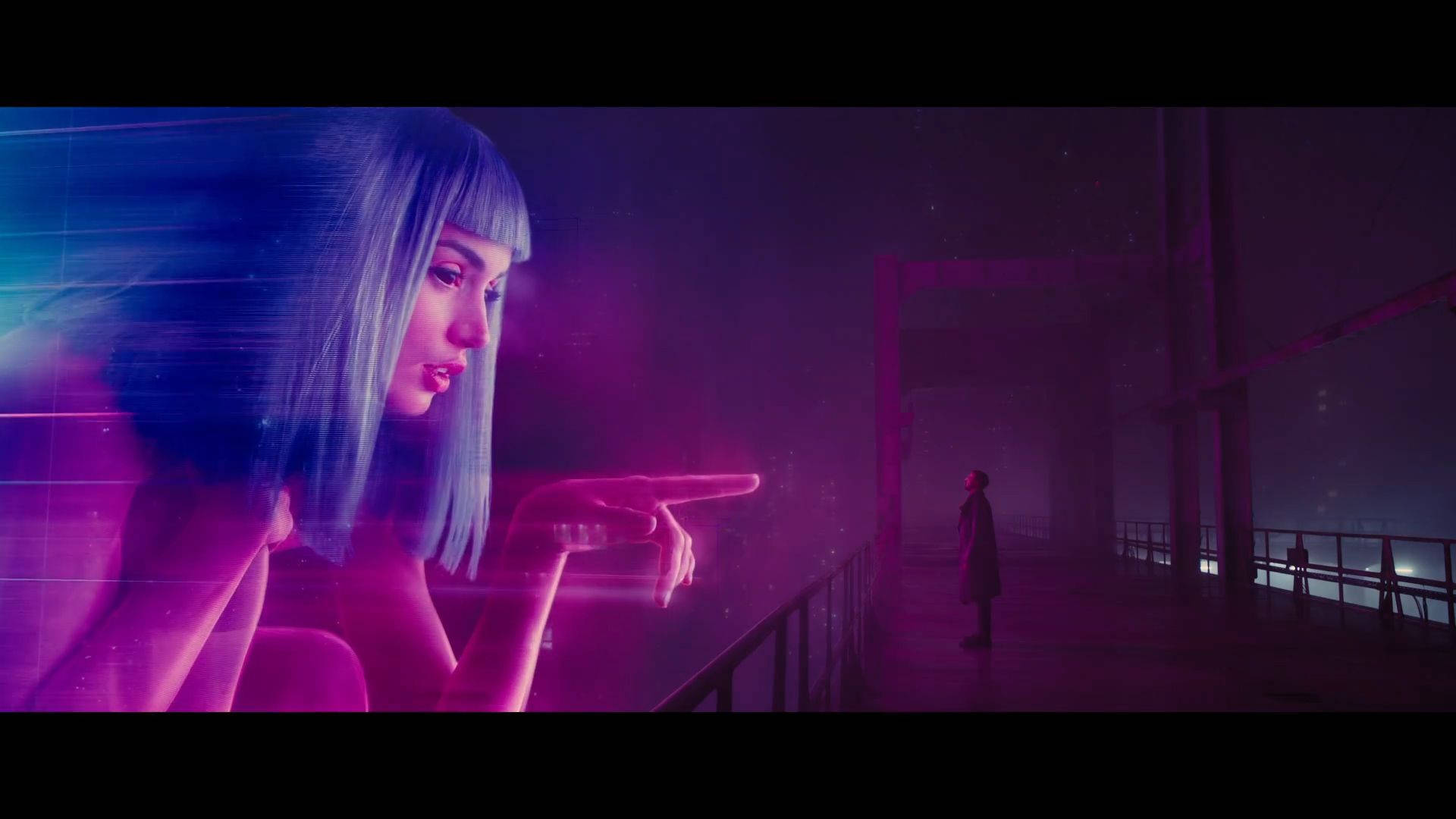 Blade Runner 2049 Hologram Girl Joi Background