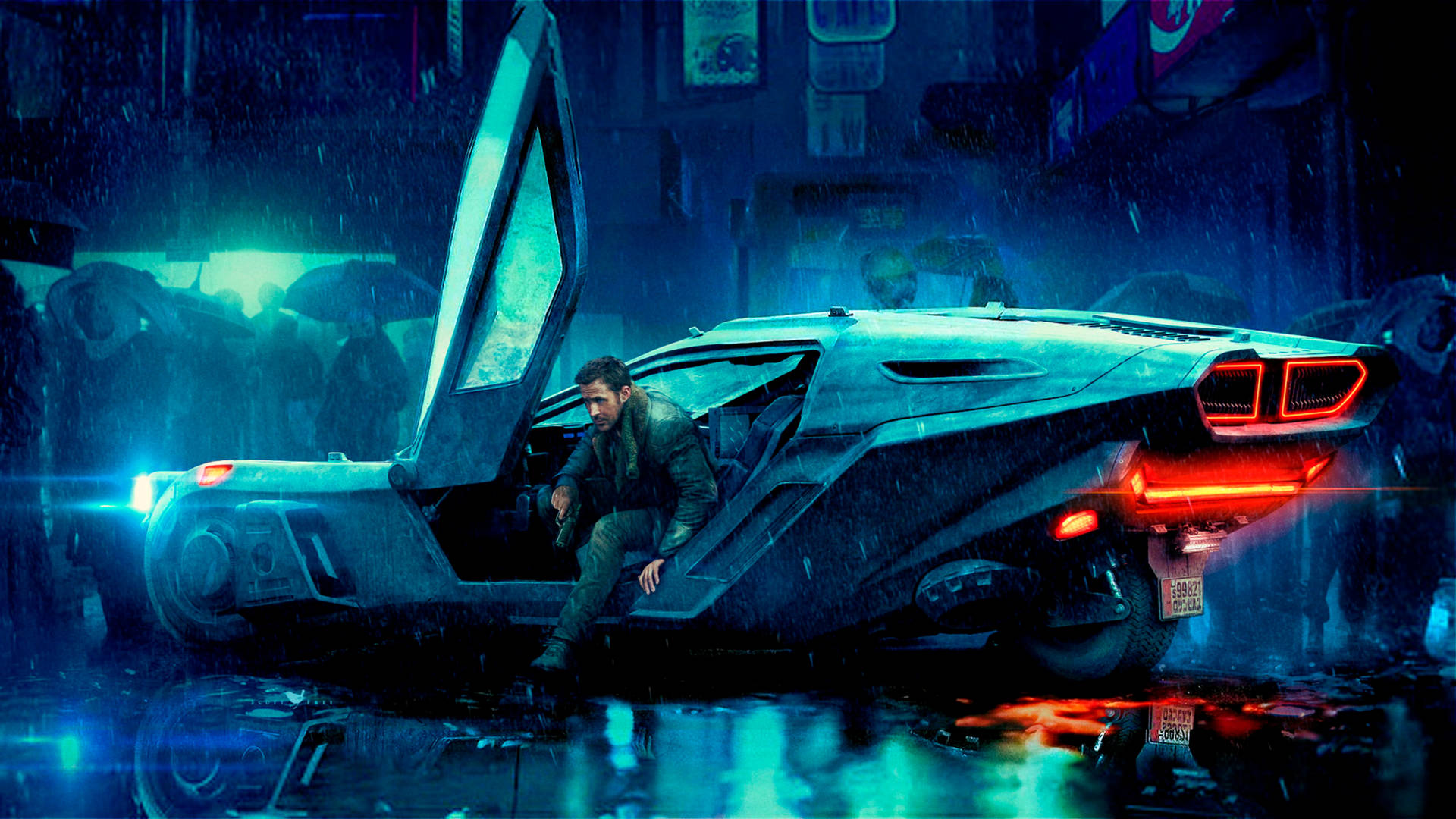 Blade Runner 2049 K Spinner Background