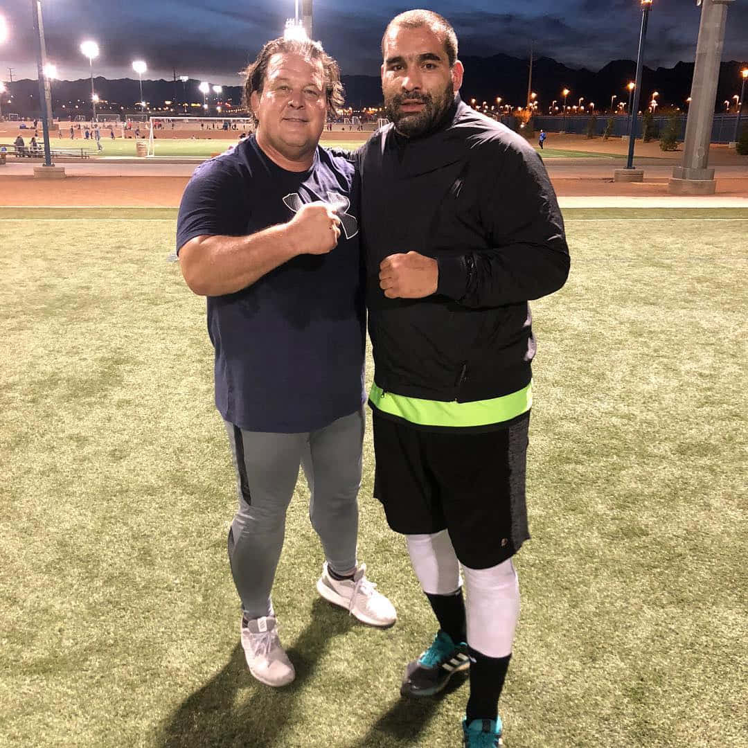 Blagoy Ivanov Posing With Fan Background