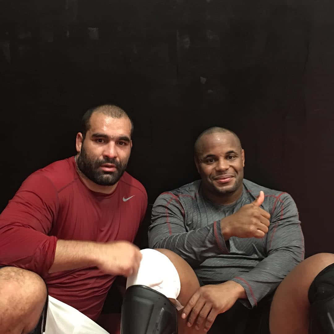 Blagoy Ivanov With Daniel Cormier Background
